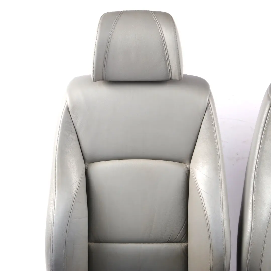 Seats Leather M Sport Grey Seats Front Rear Seat Set with Door Cards to BMW E90 with Part number 6985943 BMW E90 Seats Leather M Sport Grey Seats Front Rear Seat Set with Door Cards - SKU 6985943-1 - Part number 6985943