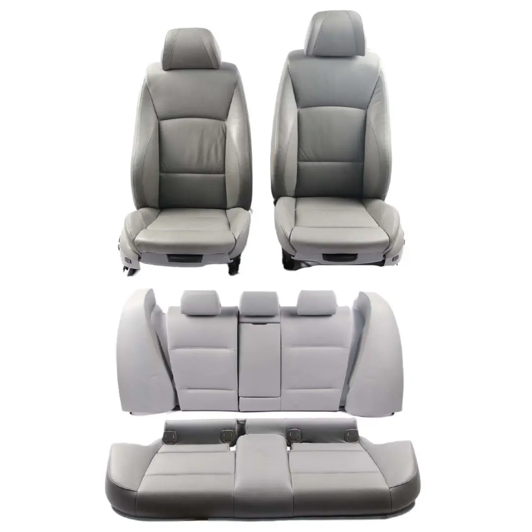 Seats Leather M Sport Grey Seats Front Rear Seat Set Door Cards Memory to BMW E90 with Part number 6985943 BMW E90 Seats Leather M Sport Grey Seats Front Rear Seat Set Door Cards Memory - SKU 6985943 - Part number 6985943
