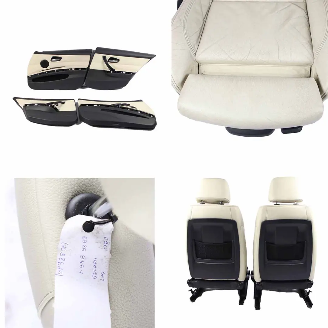 Seats BMW E90 Saloon M Sport Heated Lemon Leather Interior Front Rear Seat to with Part number 6985945 Seats BMW E90 Saloon M Sport Heated Lemon Leather Interior Front Rear Seat - SKU 6985945-1 - Part number 6985945