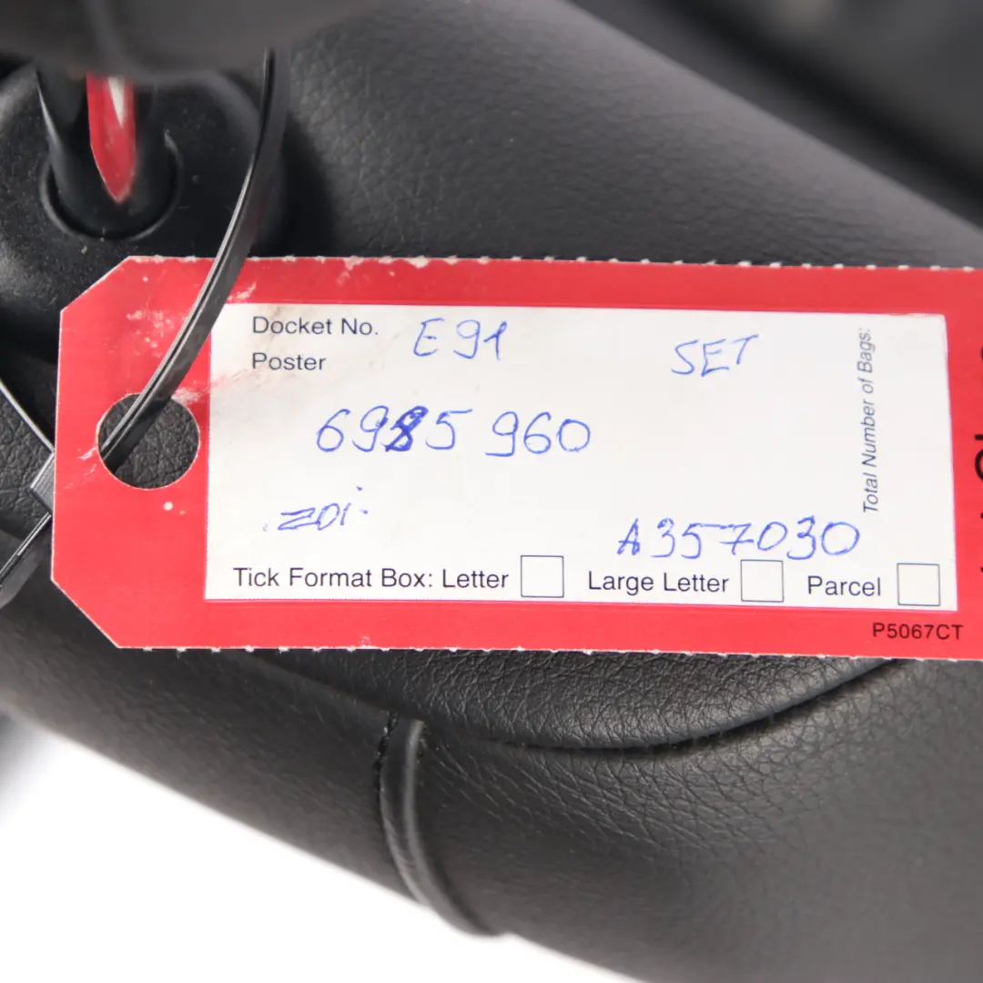 Leather Seats BMW E91 Touring Black Dakota Interior Front Rear Seat to with Part number 6985936 Leather Seats BMW E91 Touring Black Dakota Interior Front Rear Seat - SKU 6985960-1 - Part number 6985936