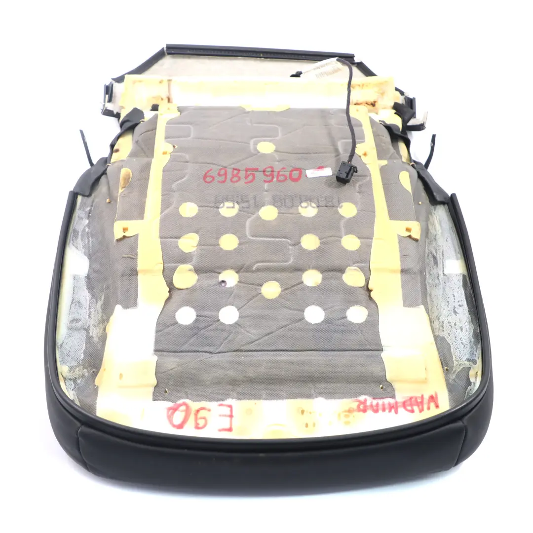  Funda Asiento BMW E90 Delantero Izquierdo Derecho Forro Calefactable Cuero Negro - SKU 6985960 - Número de pieza 6985960
