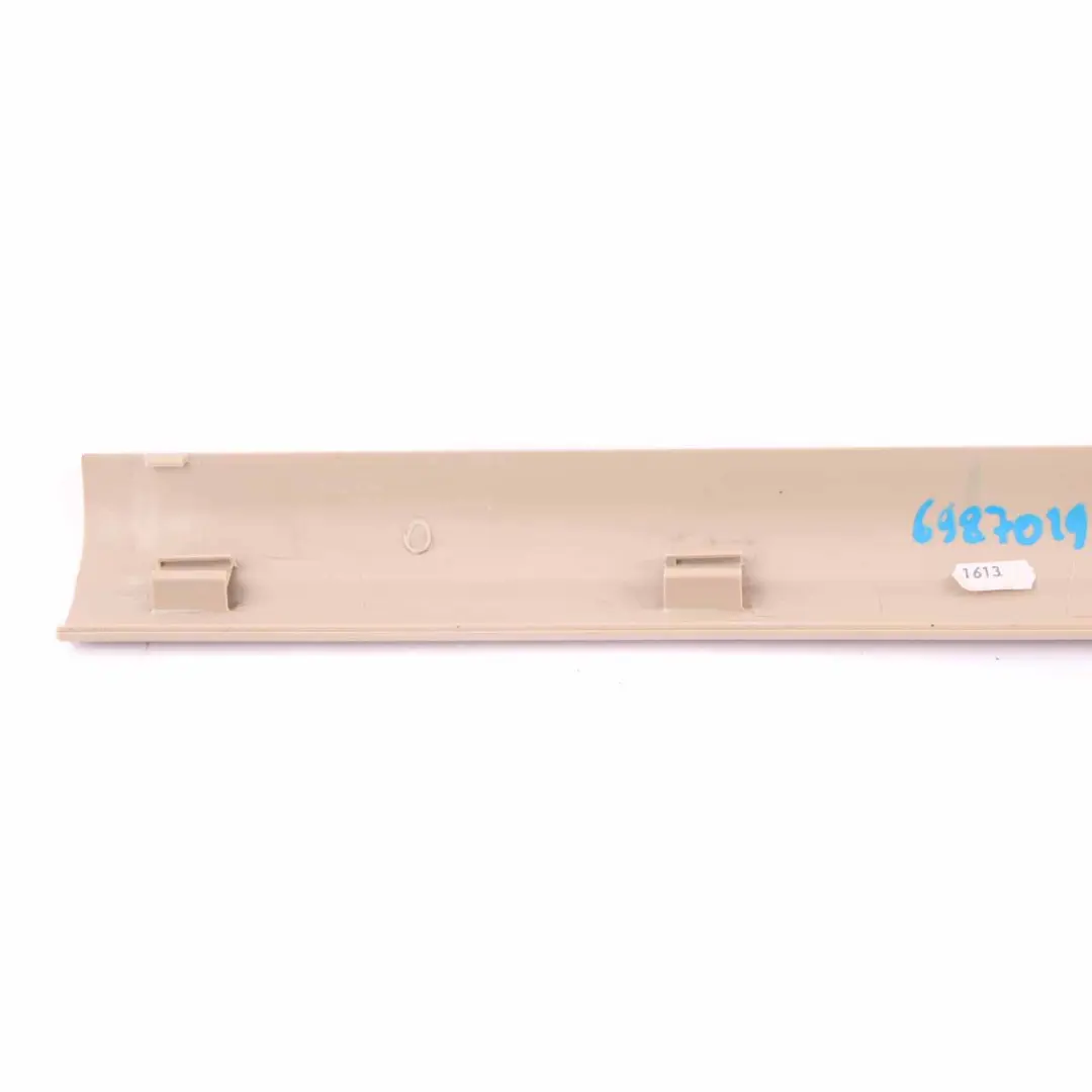 BMW E60 E61 LCI Cover Strip Entrance Inner Front Left Right Creambeige - SKU 6987019 - Part number 6987019