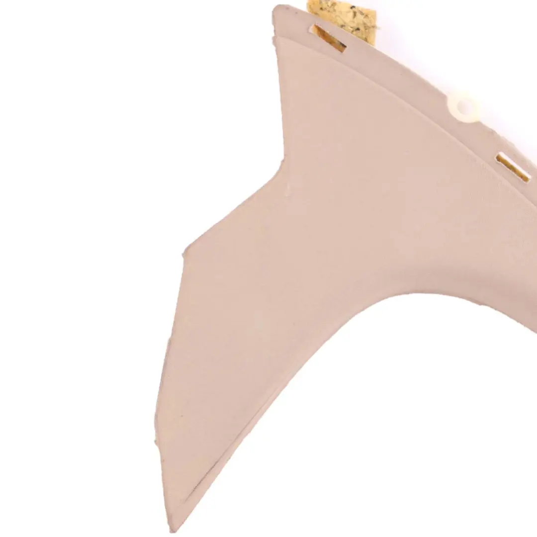 Embellecedor Panel Columna C Cubierta Izquierda Beige Crema para BMW E60 LCI con número de pieza 7027091 BMW E60 LCI Embellecedor Panel Columna C Cubierta Izquierda Beige Crema - SKU 6987133 - Número de pieza 7027091