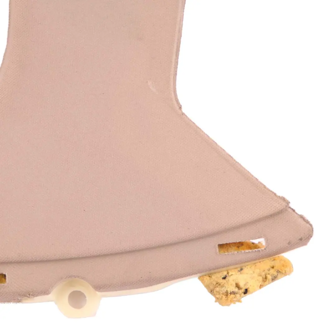 Embellecedor Panel Columna C Cubierta Izquierda Beige Crema para BMW E60 LCI con número de pieza 7027091 BMW E60 LCI Embellecedor Panel Columna C Cubierta Izquierda Beige Crema - SKU 6987133 - Número de pieza 7027091