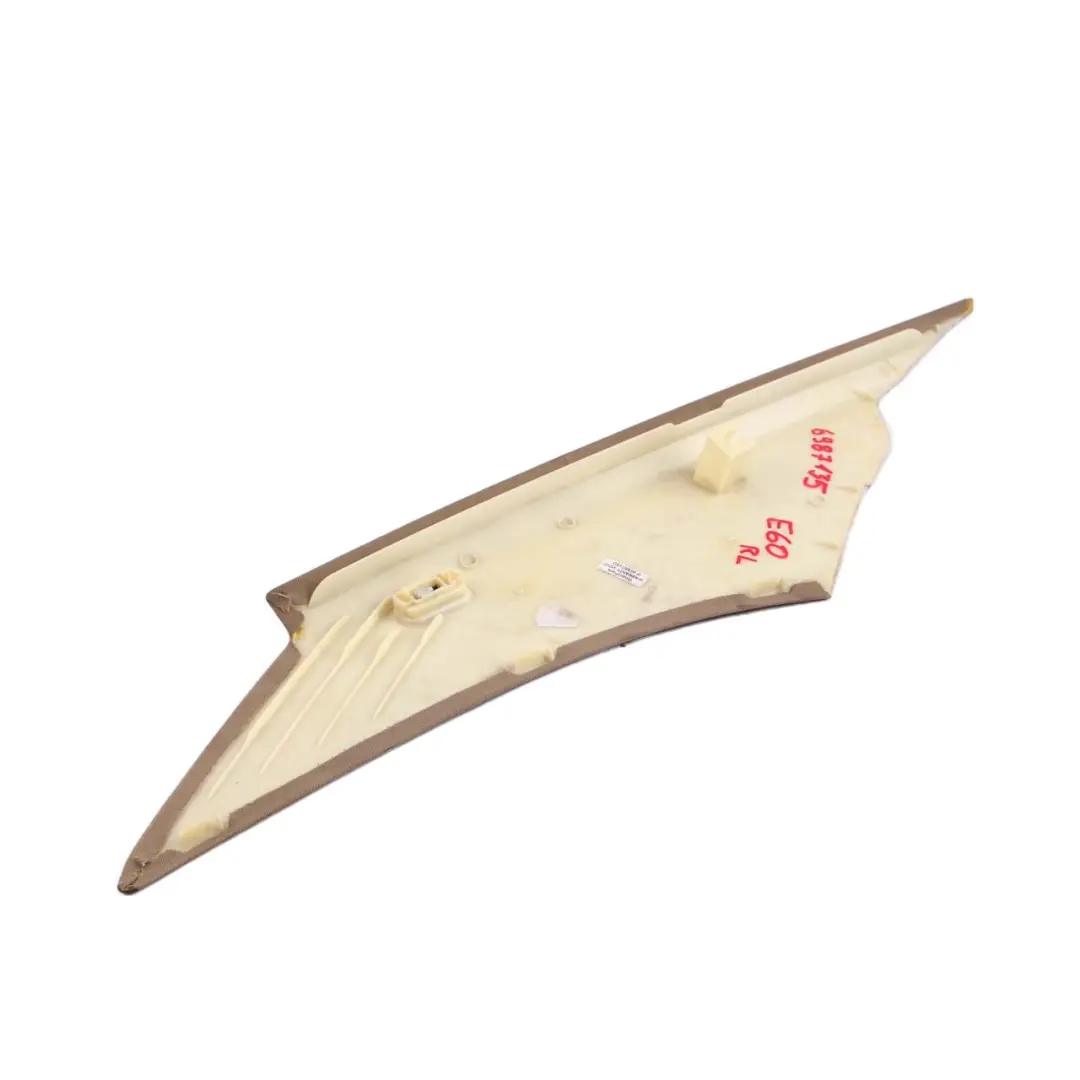 BMW E60 Garniture De Colonne De Direction Arrière Gauche Crème Beige - SKU 6987135 - Numéro de pièce 7027093