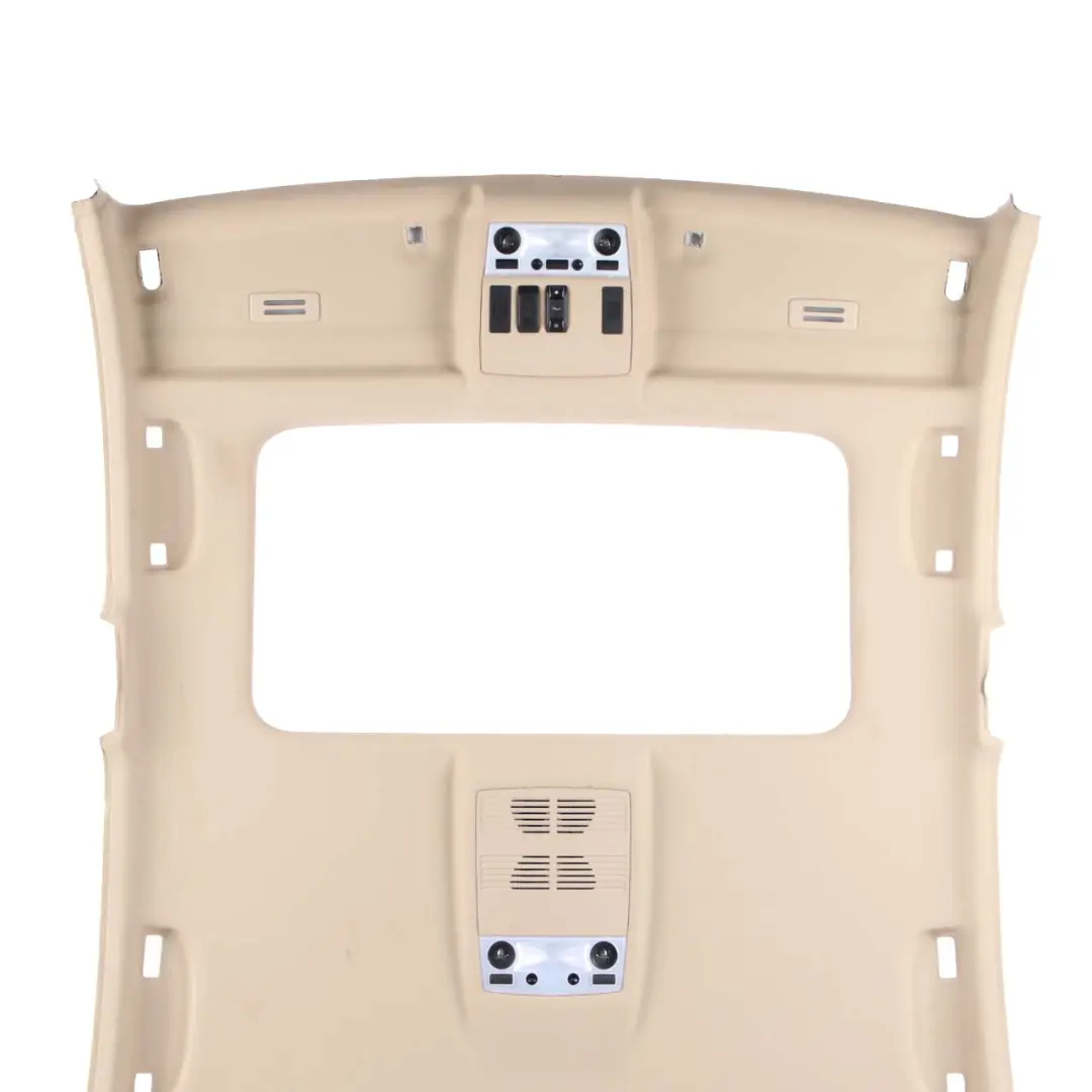 Headlining Roof Lining Sun Glass Roof Creambeige to BMW 5 Series E60 LCI with Part number 6987145 BMW 5 Series E60 LCI Headlining Roof Lining Sun Glass Roof Creambeige - SKU 6987145 - Part number 6987145