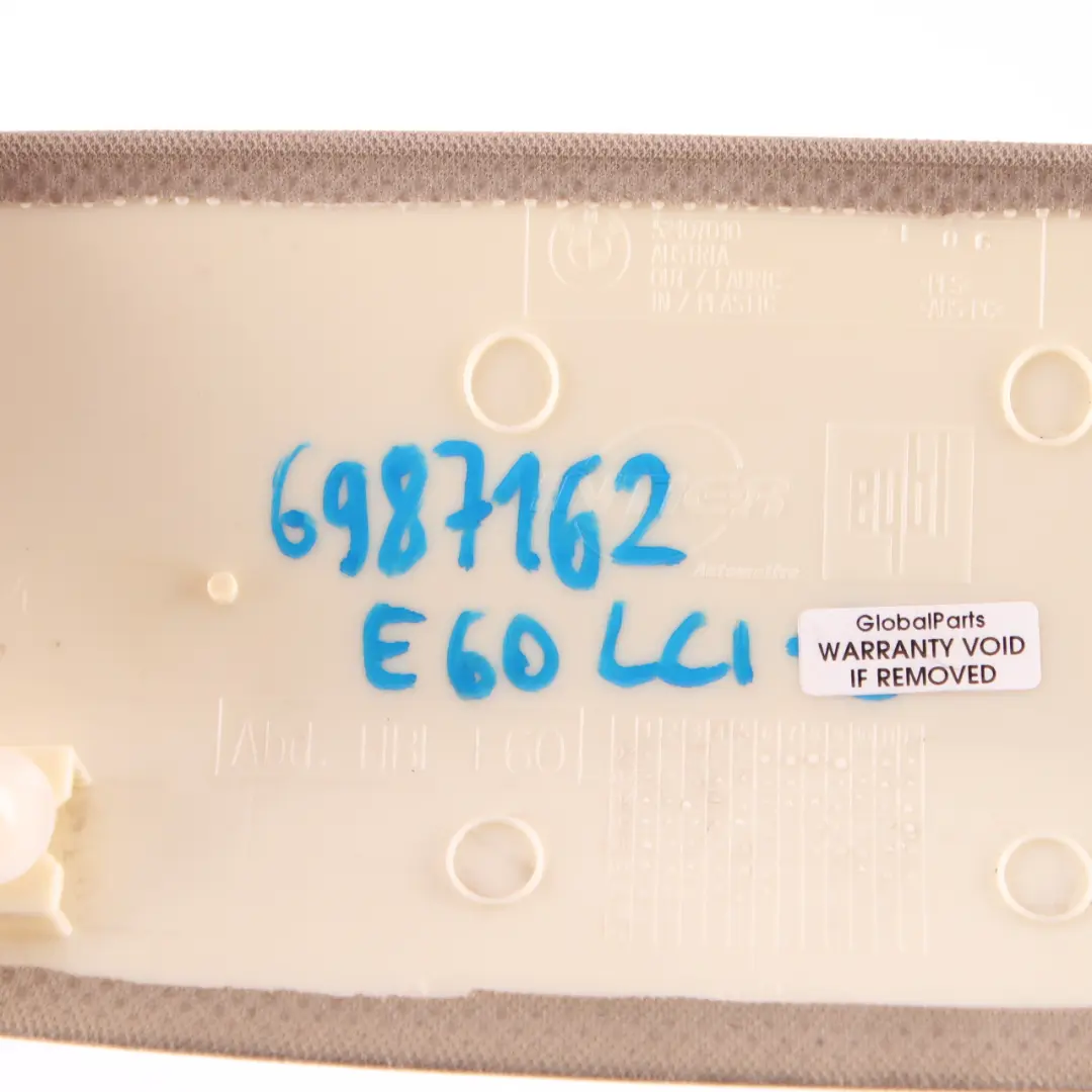 Lamp Cover BMW E60 LCI Trim Stop Light Cream Beige to with Part number 6987162 Lamp Cover BMW E60 LCI Trim Stop Light Cream Beige - SKU 6987162 - Part number 6987162