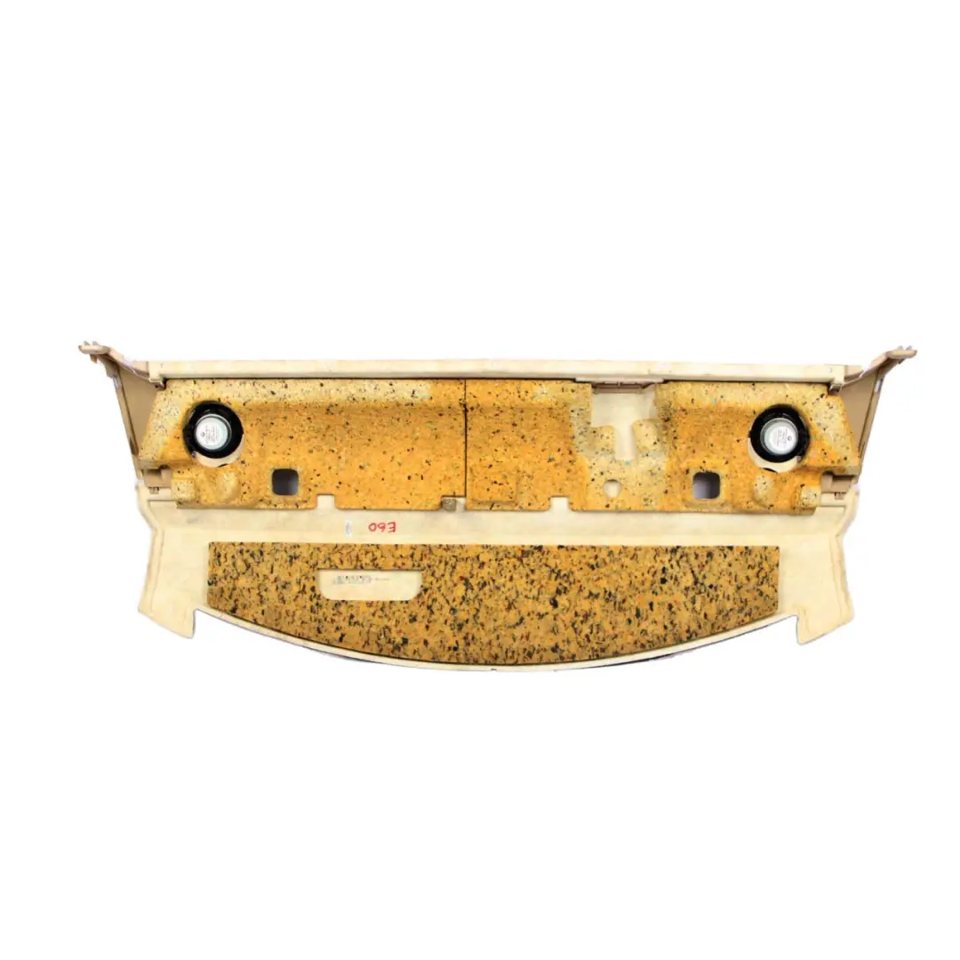 Window Parcel Shelf Trim Panel Black to BMW 5 E60 LCI Saloon Rear with Part number 6987165 BMW 5 E60 LCI Saloon Rear Window Parcel Shelf Trim Panel Black - SKU 6987165 - Part number 6987165