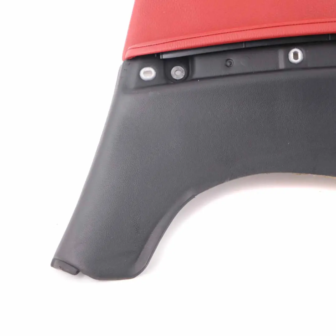 Embellecedor Lateral BMW E93 Cabrio Trasero Derecho Forro Cuero Rojo Coral para con número de pieza 6987260 Embellecedor Lateral BMW E93 Cabrio Trasero Derecho Forro Cuero Rojo Coral - SKU 6987260 - Número de pieza 6987260