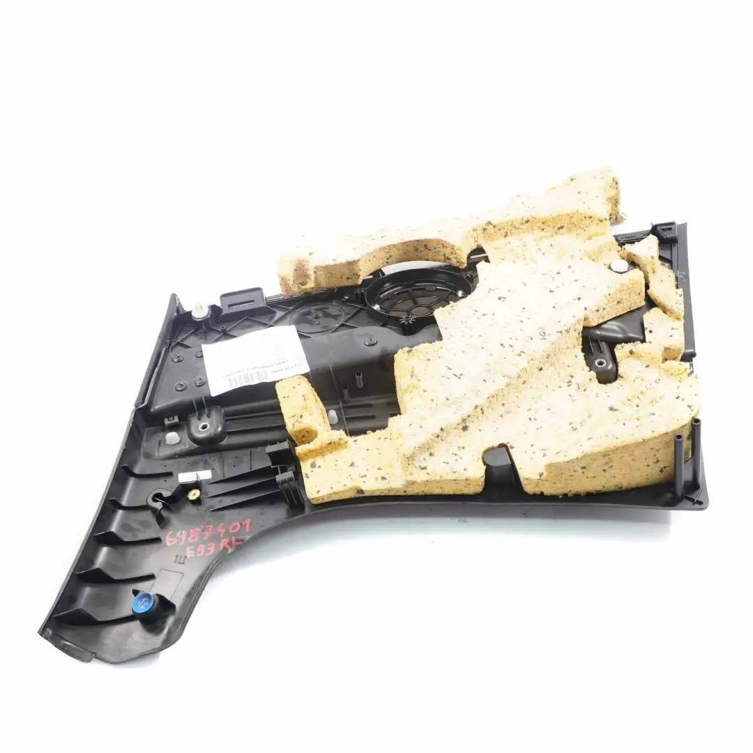 Revetement Panneau Lateral Arriere Gauche Cuir Noir Walknappa pour BMW E93 Cabrio à propos du numéro de pièce 6987401 BMW E93 Cabrio Revetement Panneau Lateral Arriere Gauche Cuir Noir Walknappa - SKU 6987401 - Numéro de pièce 6987401