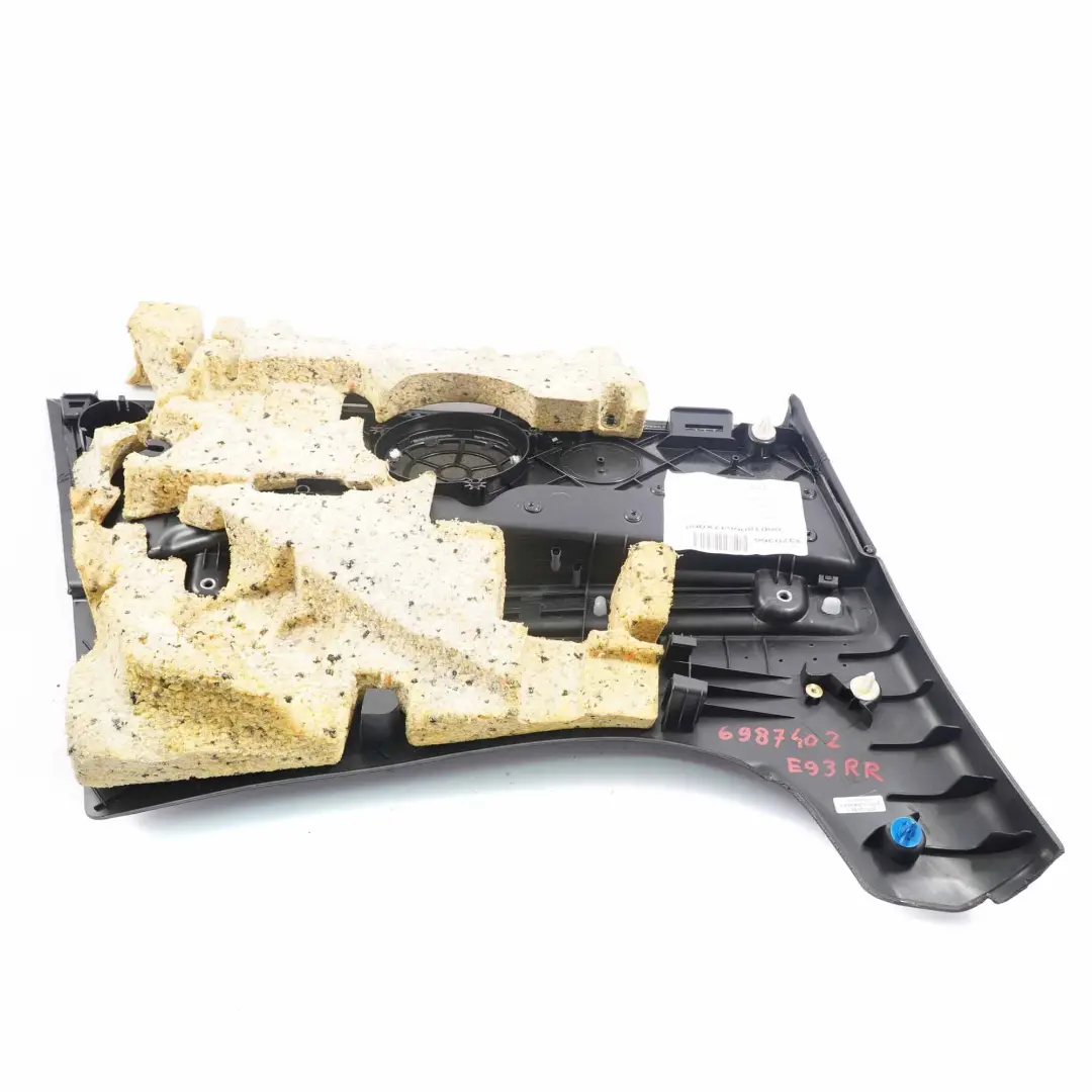 Revetement Panneau Lateral Arriere Droite Cuir Noir Walknappa pour BMW E93 Cabrio à propos du numéro de pièce 6987402 BMW E93 Cabrio Revetement Panneau Lateral Arriere Droite Cuir Noir Walknappa - SKU 6987402 - Numéro de pièce 6987402