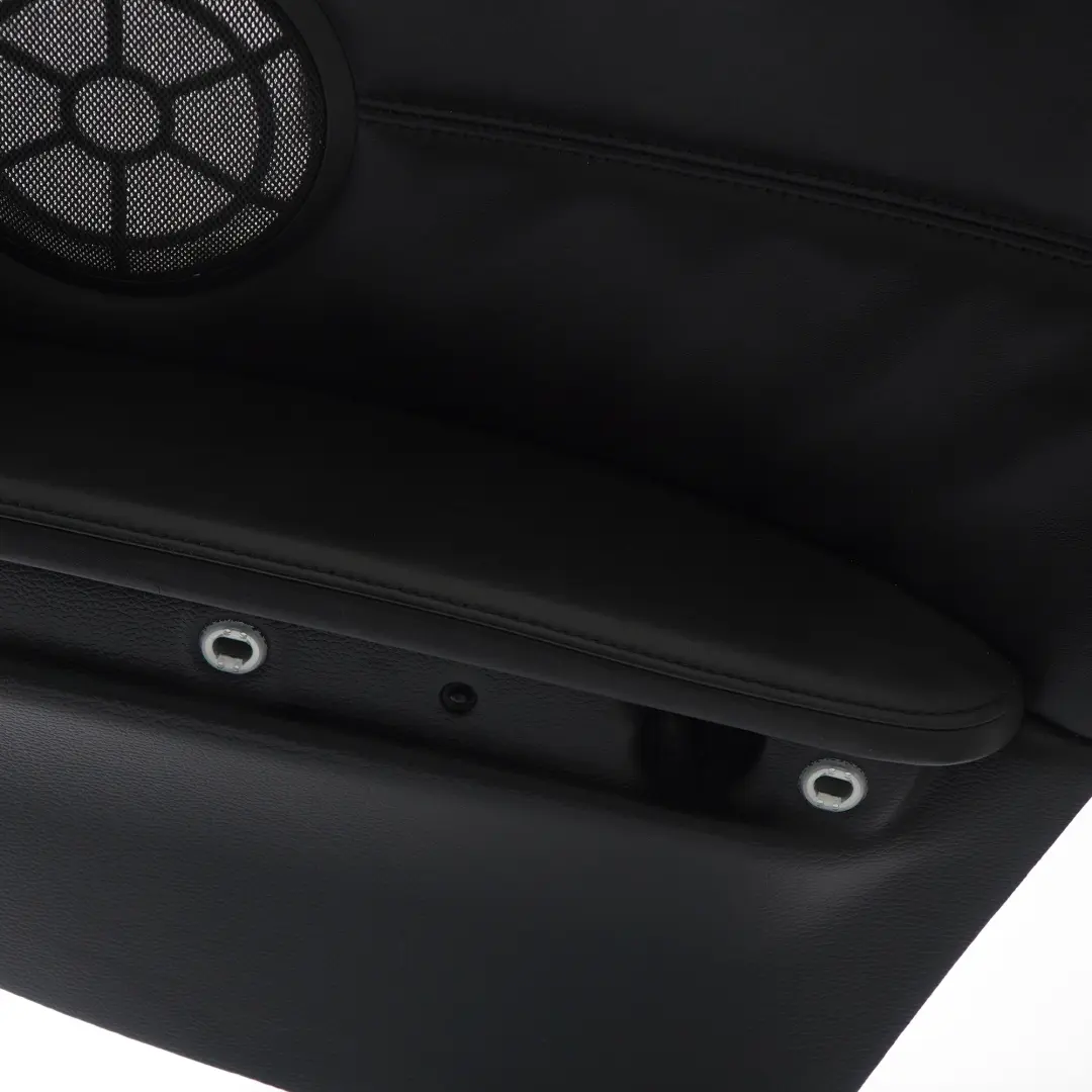 Right O/S Lateral Trim Panel Lining Black Leather Walknappa to BMW E93 Cabrio Rear with Part number 6987402 BMW E93 Cabrio Rear Right O/S Lateral Trim Panel Lining Black Leather Walknappa - SKU 6987402 - Part number 6987402