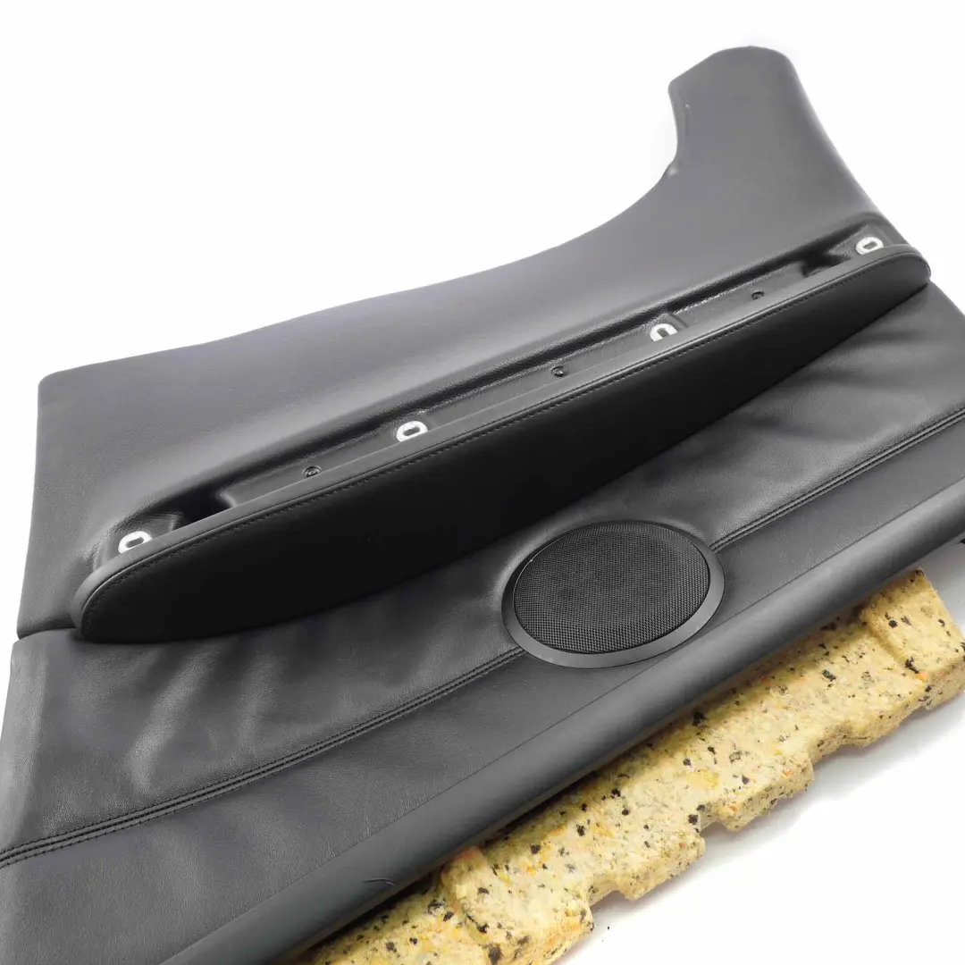 Right O/S Lateral Trim Panel Lining Black Leather Walknappa to BMW E93 Cabrio Rear with Part number 6987402 BMW E93 Cabrio Rear Right O/S Lateral Trim Panel Lining Black Leather Walknappa - SKU 6987402 - Part number 6987402
