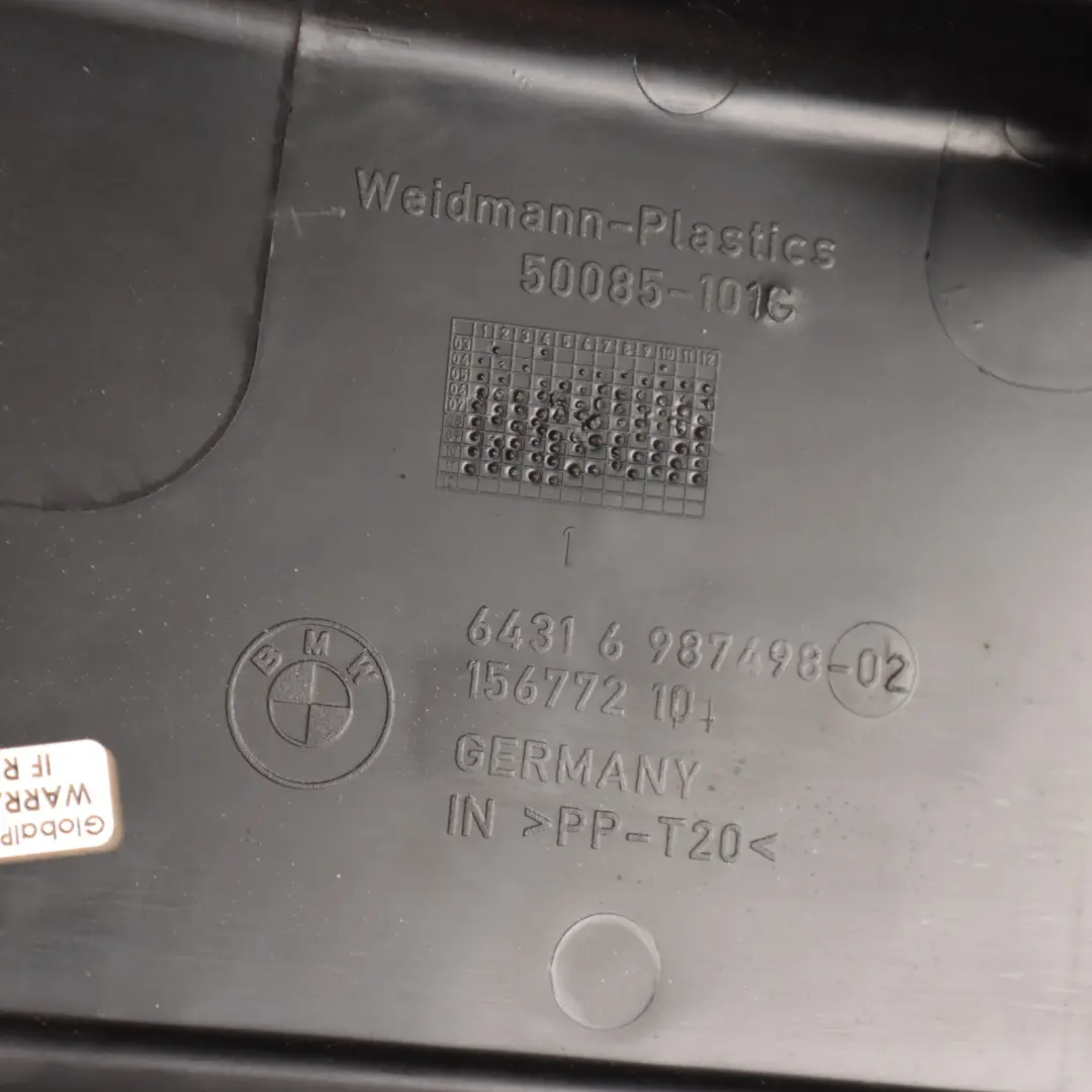 Alloggiamento Microfiltro Parte Superiore per BMW E81 E87 E90 E91 LCI LCI con numero di parte 6925979 BMW E81 E87 E90 E91 LCI LCI Alloggiamento Microfiltro Parte Superiore - SKU 6987498-3 - Numero di parte 6925979