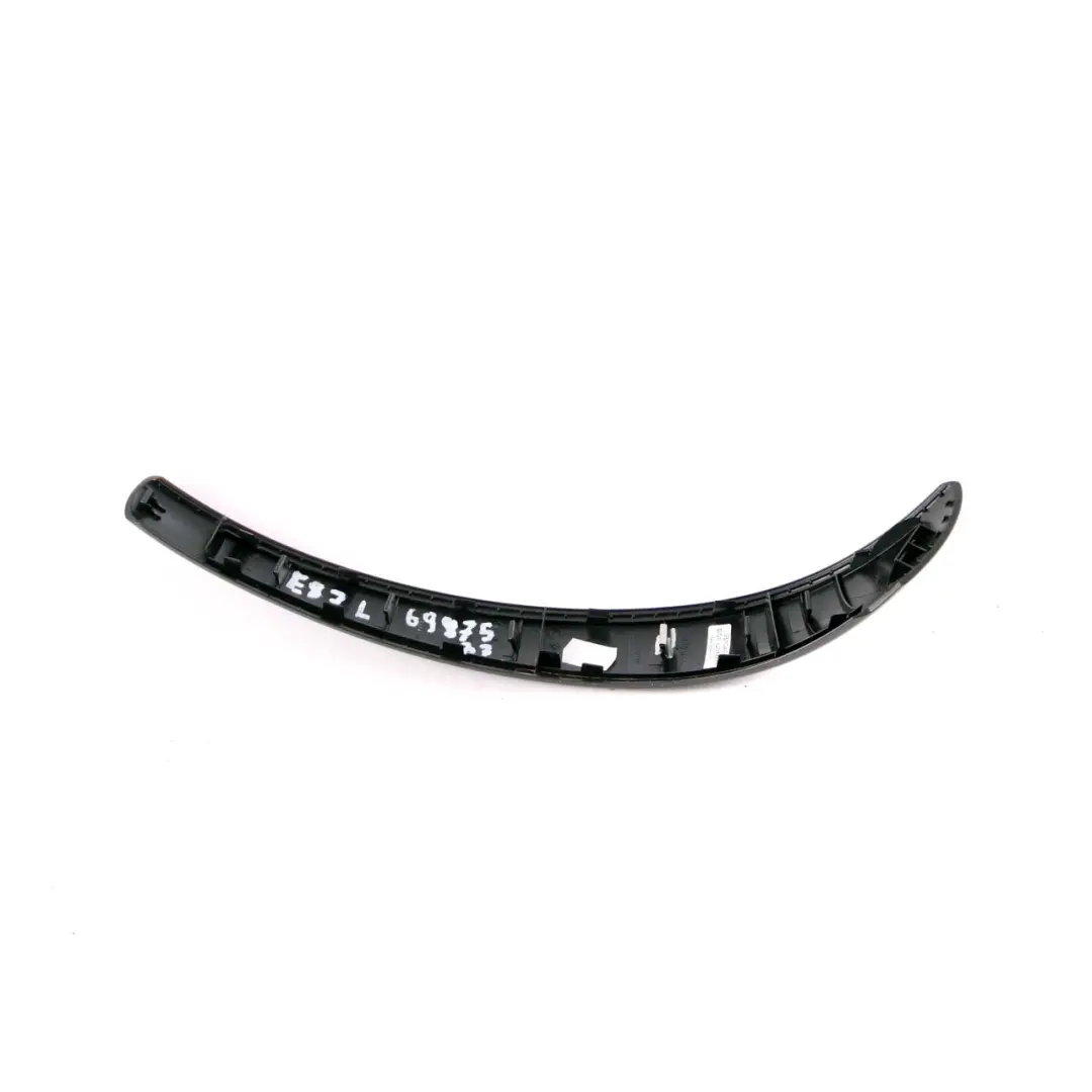 Poignée de Porte Gauche Bande d'Habillage Brillante pour BMW E81 E82 E87 LCI à propos du numéro de pièce 6987537 BMW E81 E82 E87 LCI Poignée de Porte Gauche Bande d'Habillage Brillante - SKU 6987537 - Numéro de pièce 6987537