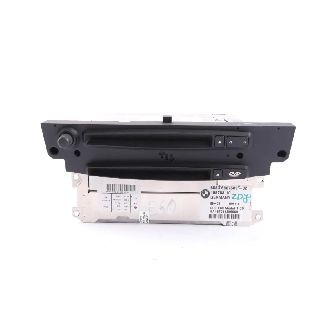 Professional Navigation BMW E60 E61 CCC System Controller Control Unit to with Part number 6987689 Professional Navigation BMW E60 E61 CCC System Controller Control Unit - SKU 6987689 - Part number 6987689