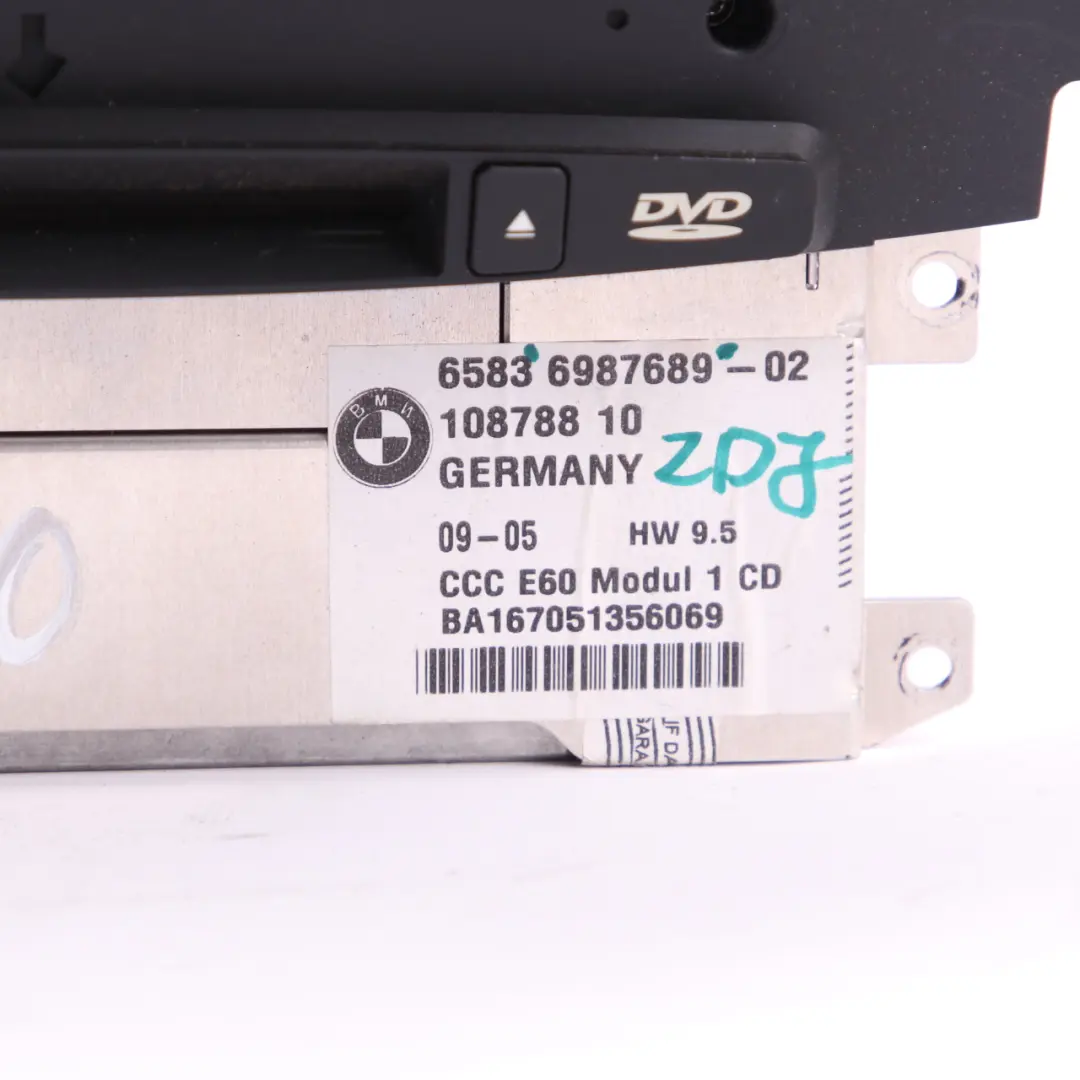 Professional Navigation BMW E60 E61 CCC System Controller Control Unit to with Part number 6987689 Professional Navigation BMW E60 E61 CCC System Controller Control Unit - SKU 6987689 - Part number 6987689