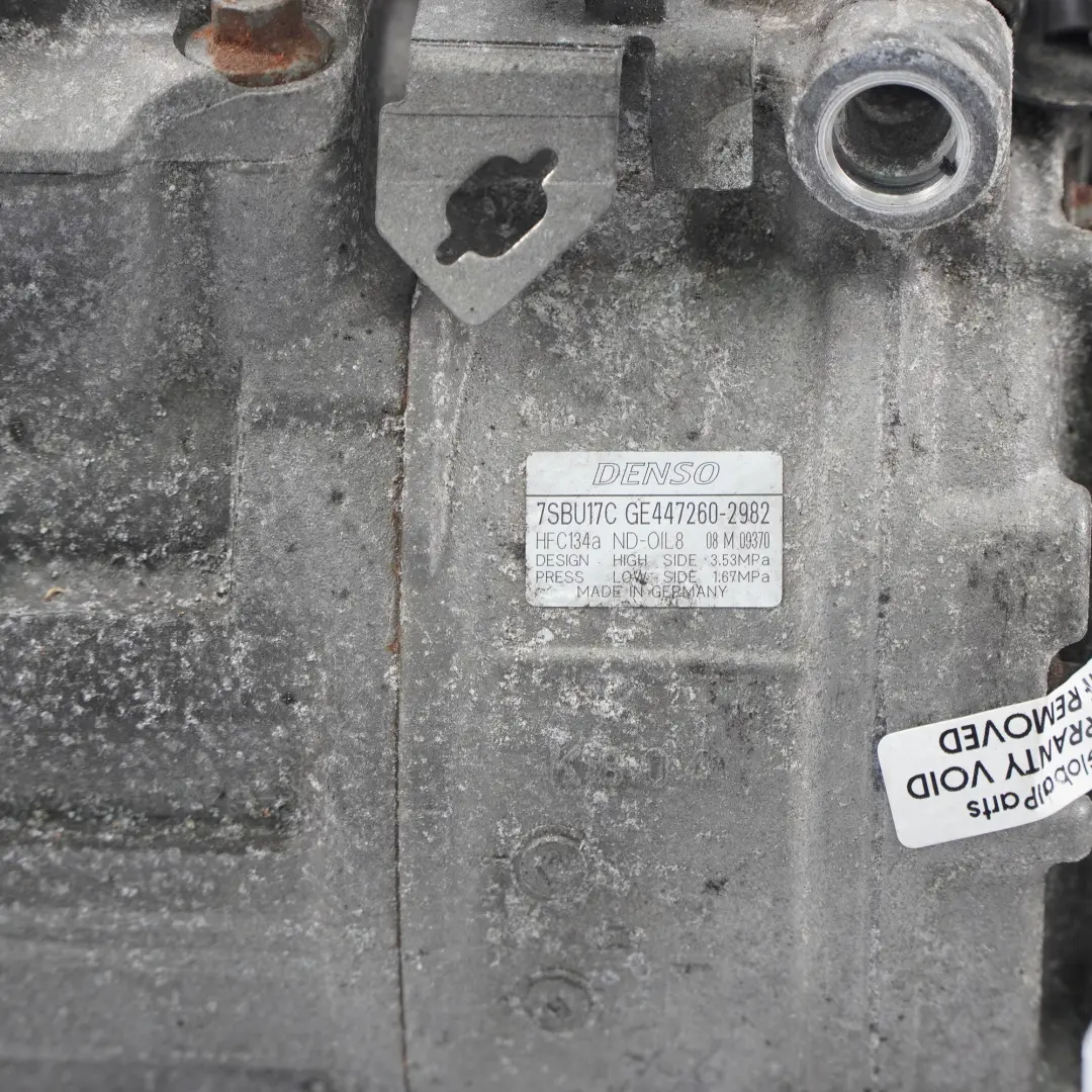  Compresor Clima BMW E70 LCI E71 F10 F11 N57 A/C Aire Acondicionado Con - SKU 6987890 - Número de pieza 6987890