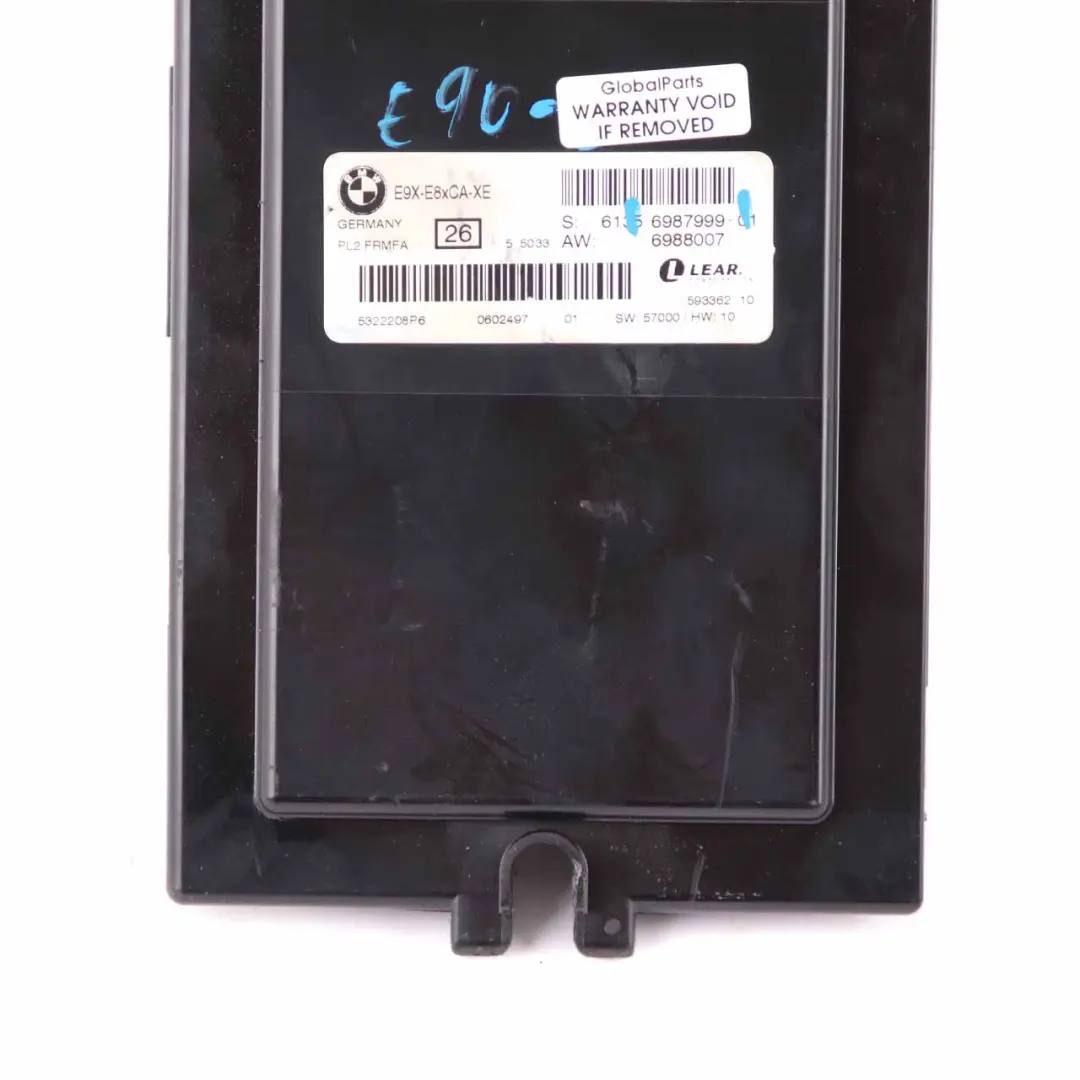  Light Module BMW E90 Control ECU Unit ECU PL2 FRMFA Lear - SKU 6987999-1 - Part number 6987999