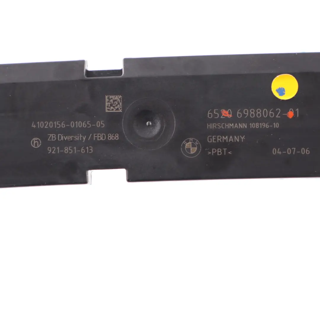 Antenna Diversity BMW E60 Saloon Amplifier Control Unit Module to with Part number 6988062 Antenna Diversity BMW E60 Saloon Amplifier Control Unit Module - SKU 6988062 - Part number 6988062
