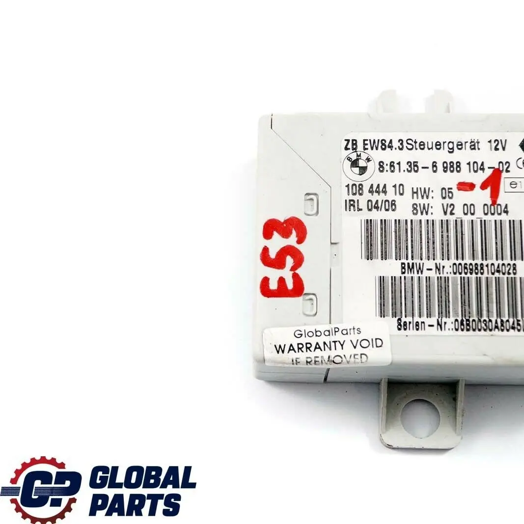 EWS IV Unidad De Control Módulo para BMW E39 E46 X5 E53 X3 E83 con número de pieza 6988104 BMW E39 E46 X5 E53 X3 E83 EWS IV Unidad De Control Módulo - SKU 6988104-1 - Número de pieza 6988104
