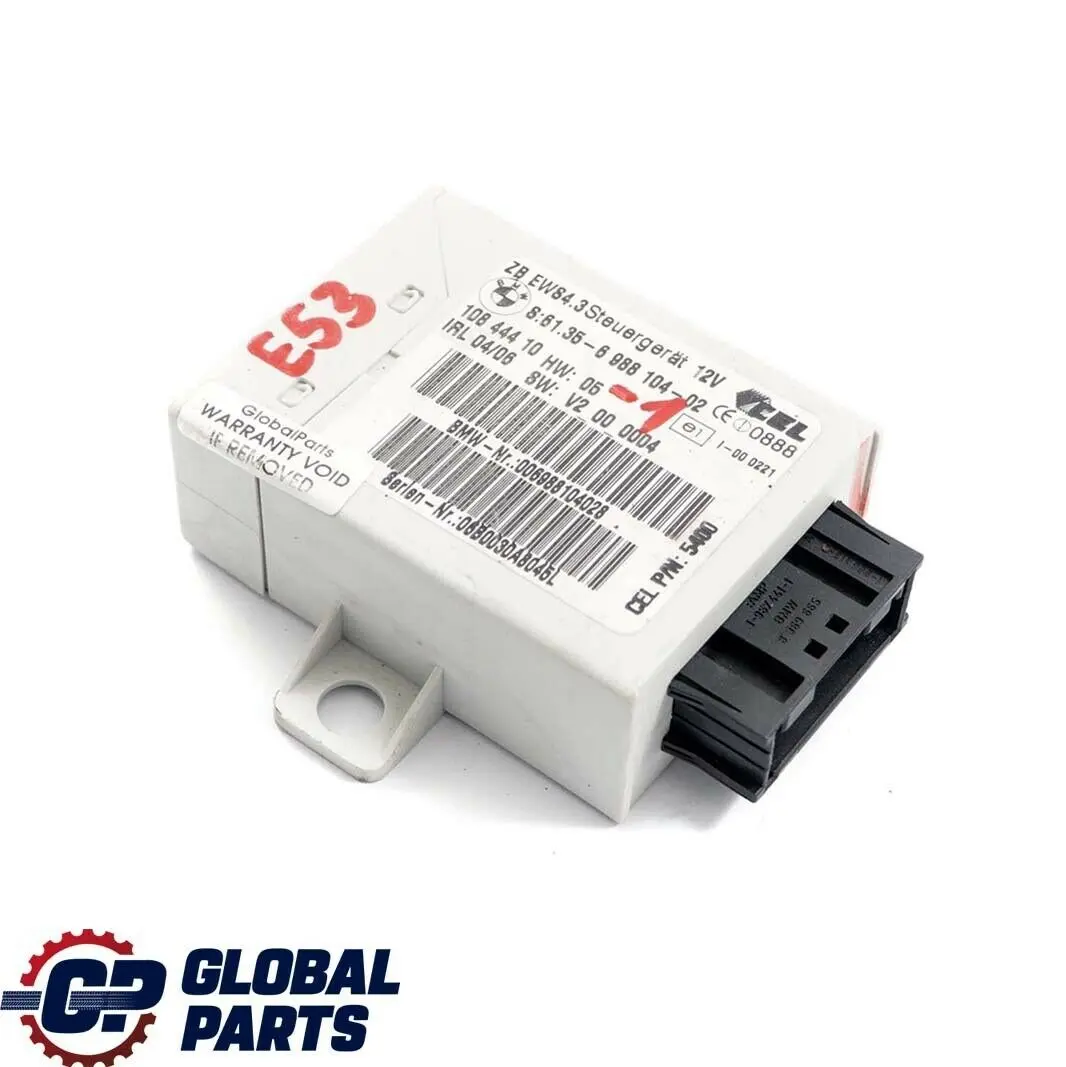Modulo Centralina EWS IV per BMW E39 E46 X5 E53 X3 E83 con numero di parte 6988104 BMW E39 E46 X5 E53 X3 E83 Modulo Centralina EWS IV - SKU 6988104-1 - Numero di parte 6988104