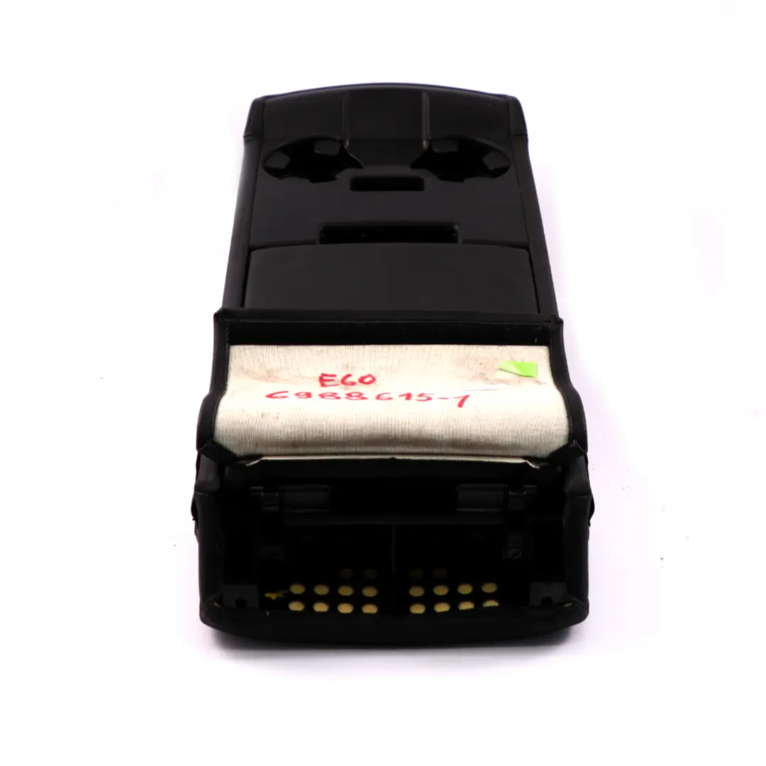 Respaldo Asiento Trasero Centro Apoyabrazos Estante Portavasos Negro para BMW E60 1 con número de pieza 6988615 BMW E60 1 Respaldo Asiento Trasero Centro Apoyabrazos Estante Portavasos Negro - SKU 6988615-1 - Número de pieza 6988615