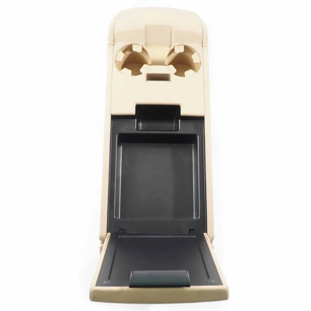 Sedile posteriore centrale bracciolo portabicchieri Dakota Beige per BMW E60 con numero di parte 6988616 BMW E60 Sedile posteriore centrale bracciolo portabicchieri Dakota Beige - SKU 6988616-1 - Numero di parte 6988616