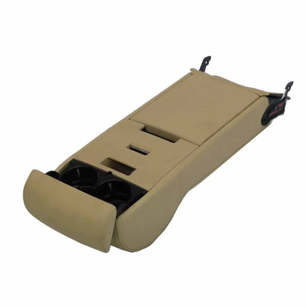 BMW E60 Rear Seat Armrest Centre Shelf Cup Holder Dakota Beige - SKU 6988616-2 - Part number 6988616