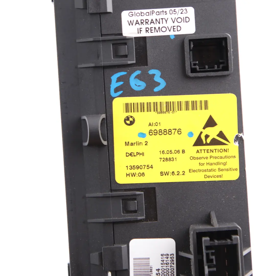  Switch Panel BMW E60 E61 E63 Centre Console Dash PDC DTC Control Unit - SKU 6988876 - Part number 6988876