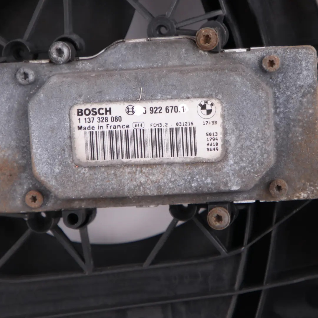 BMW E46 M3 Radiator Fan Cooling Unit Pusher Housing Shroud - SKU 6988914 - Part number 6988914