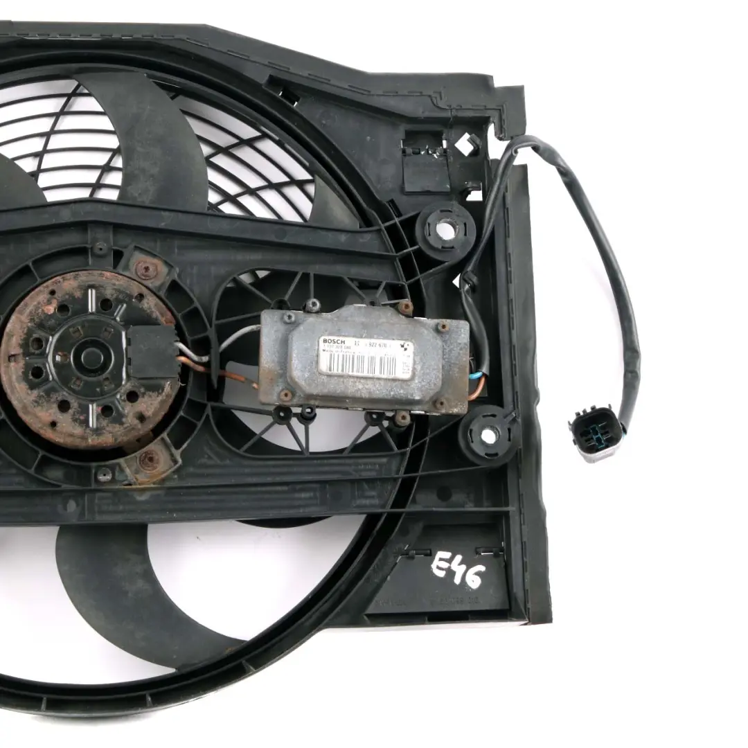 BMW E46 M3 Radiator Fan Cooling Unit Pusher Housing Shroud - SKU 6988914 - Part number 6988914