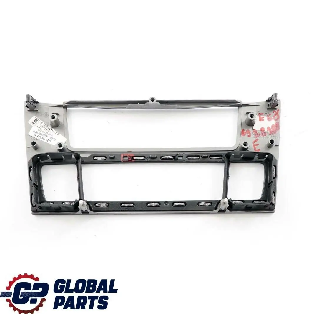 BMW 5 er E60 E61 LCI Blende I-Tafel Mitte Spacegrau Hochglanzgrau Grau 9156029 - SKU 6988988 - Teilenummer 6988988