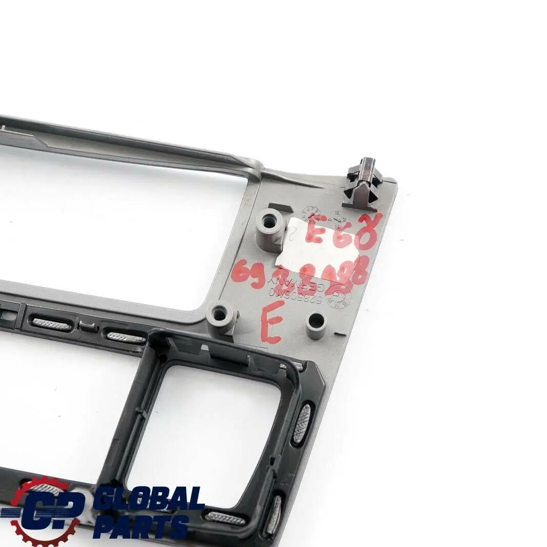 BMW 5 er E60 E61 LCI Blende I-Tafel Mitte Spacegrau Hochglanzgrau Grau 9156029 - SKU 6988988 - Teilenummer 6988988