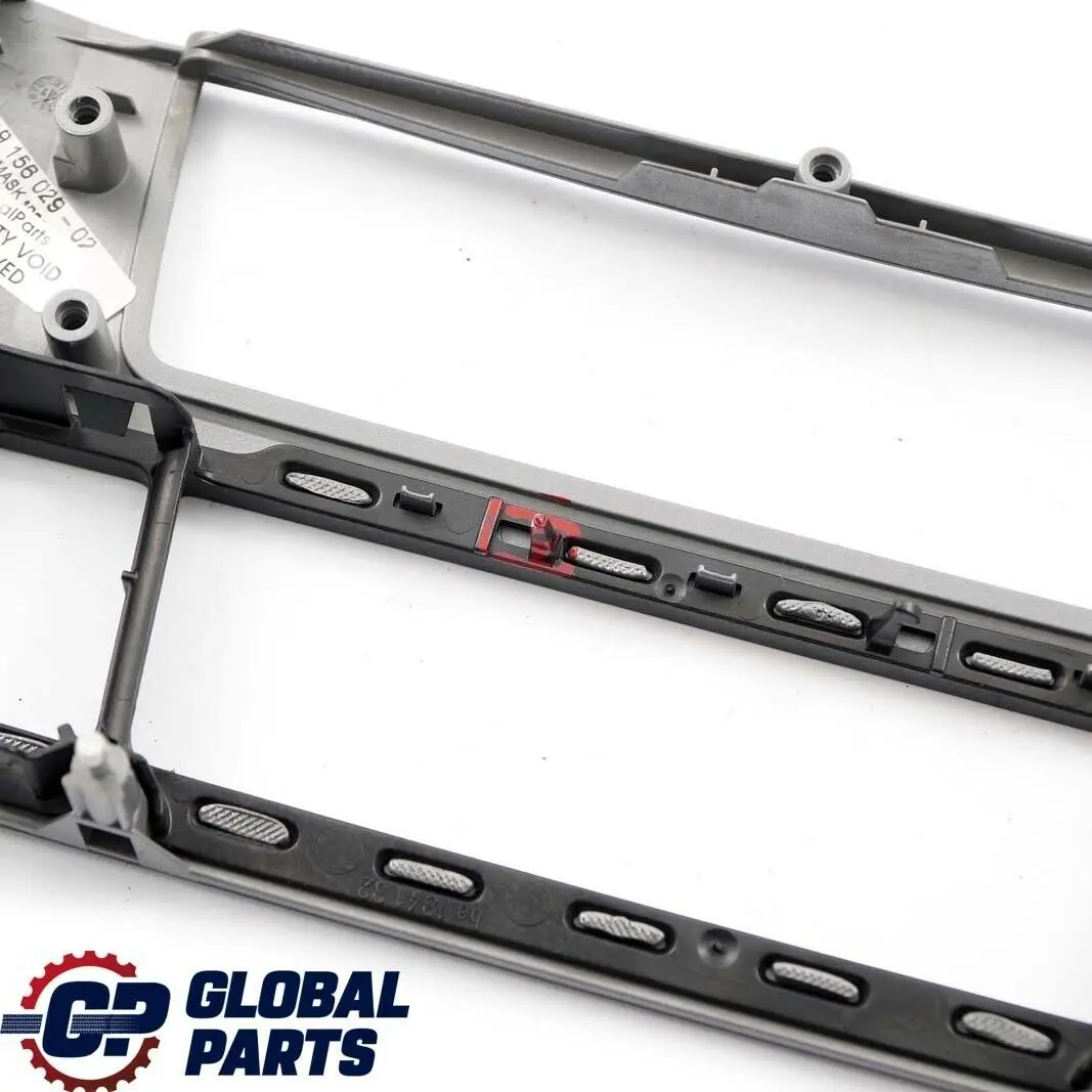 BMW 5 er E60 E61 LCI Blende I-Tafel Mitte Spacegrau Hochglanzgrau Grau 9156029 - SKU 6988988 - Teilenummer 6988988