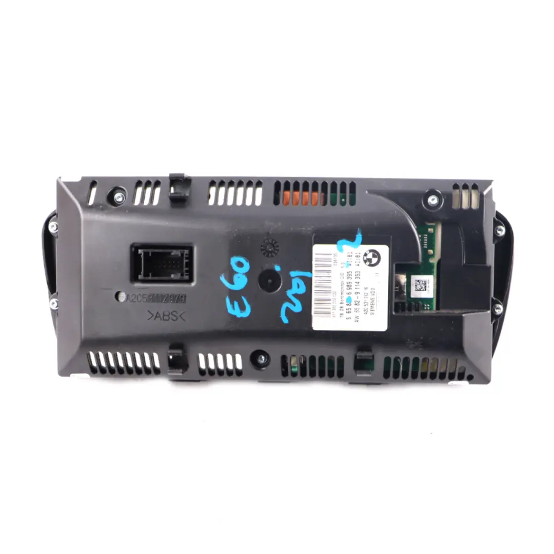  Display Monitor BMW E60 E63 E64 On-Board Screen 6,5" Control Unit - SKU 6989395-2 - Part number 6989395