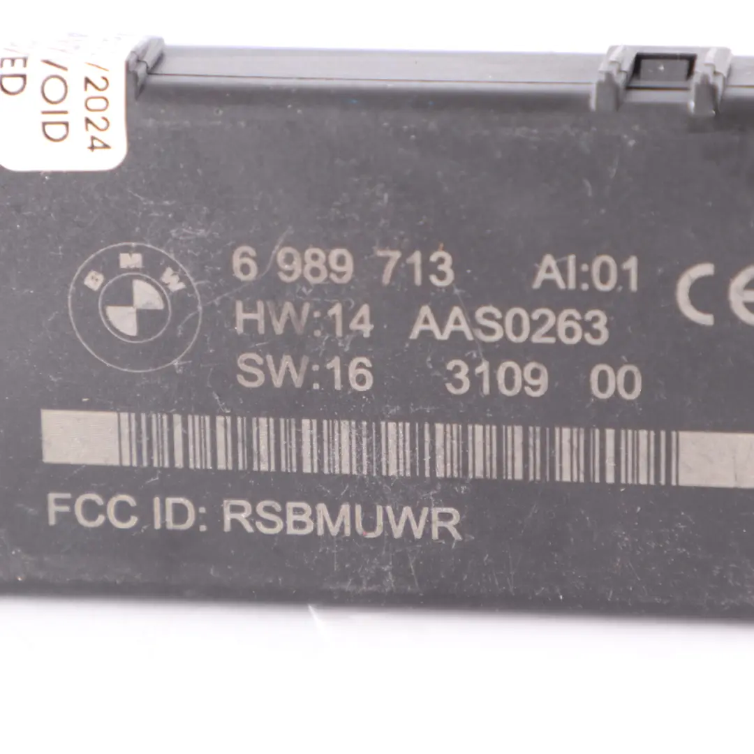 BMW E88 E89 E93 Convertible Cabrio DWA-Alarm System Module Set Of 2 - SKU 6989713-1 - Part number 6989713