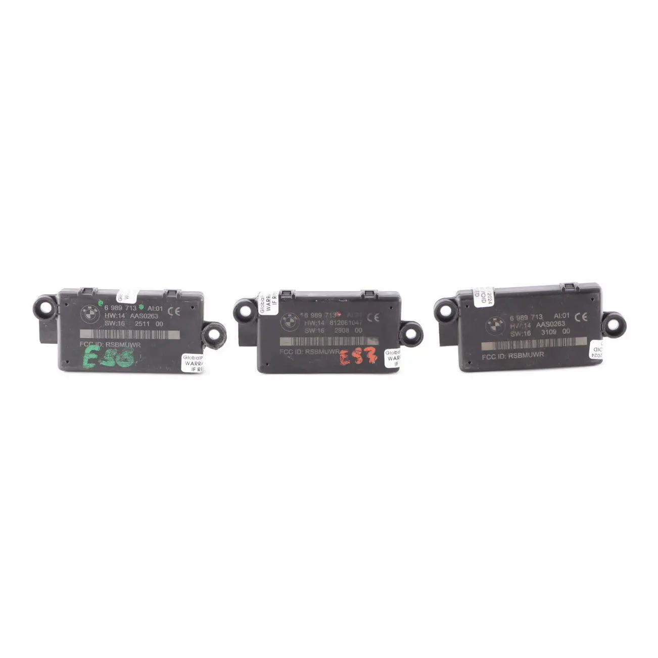 3 x BMW E88 E89 E93 Convertible Cabrio DWA Módulo de Sistema de Alarma 6989713