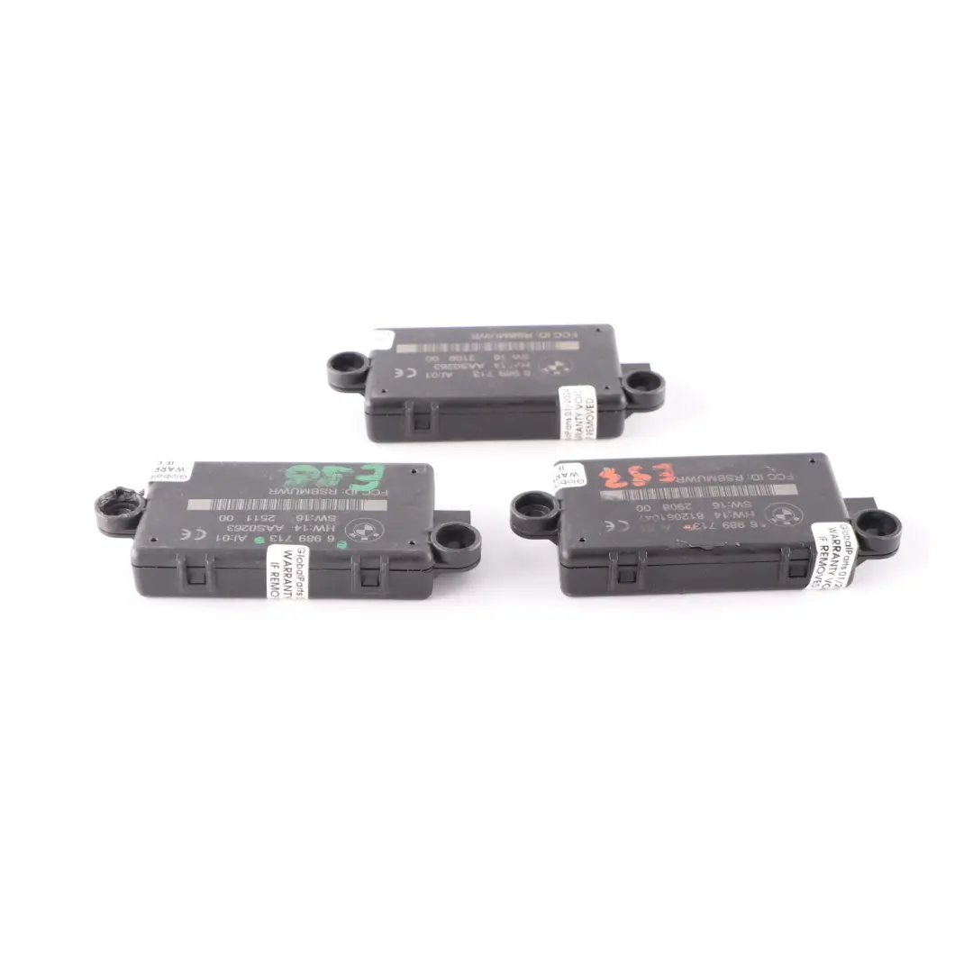 3 x BMW E88 E89 E93 Cabrio DWA Alarmanlage Modul - SKU 6989713-2 - Teilenummer 6989713
