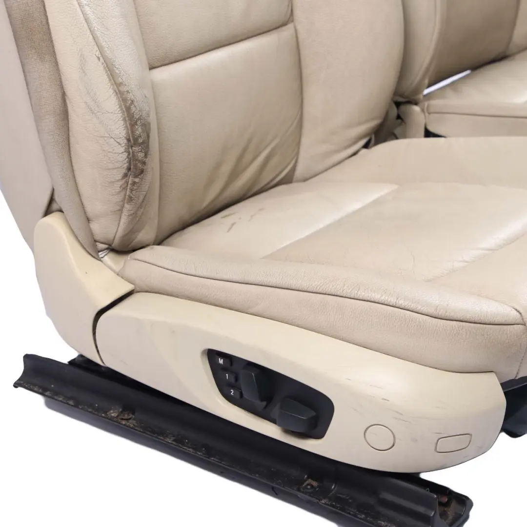 Seats Leather BMW E93 Convertible Heated Cream Beige Set Seat Electric Memory to with Part number 6989808 Seats Leather BMW E93 Convertible Heated Cream Beige Set Seat Electric Memory - SKU 6989808 - Part number 6989808