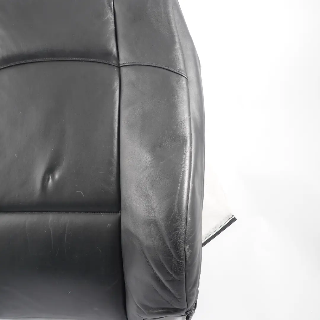 Front Seat Backrest BMW E93 Front Left N/S Heated Sport Seat Cover Black Leather to with Part number 9117709 Front Seat Backrest BMW E93 Front Left N/S Heated Sport Seat Cover Black Leather - SKU 9117709 - Part number 9117709