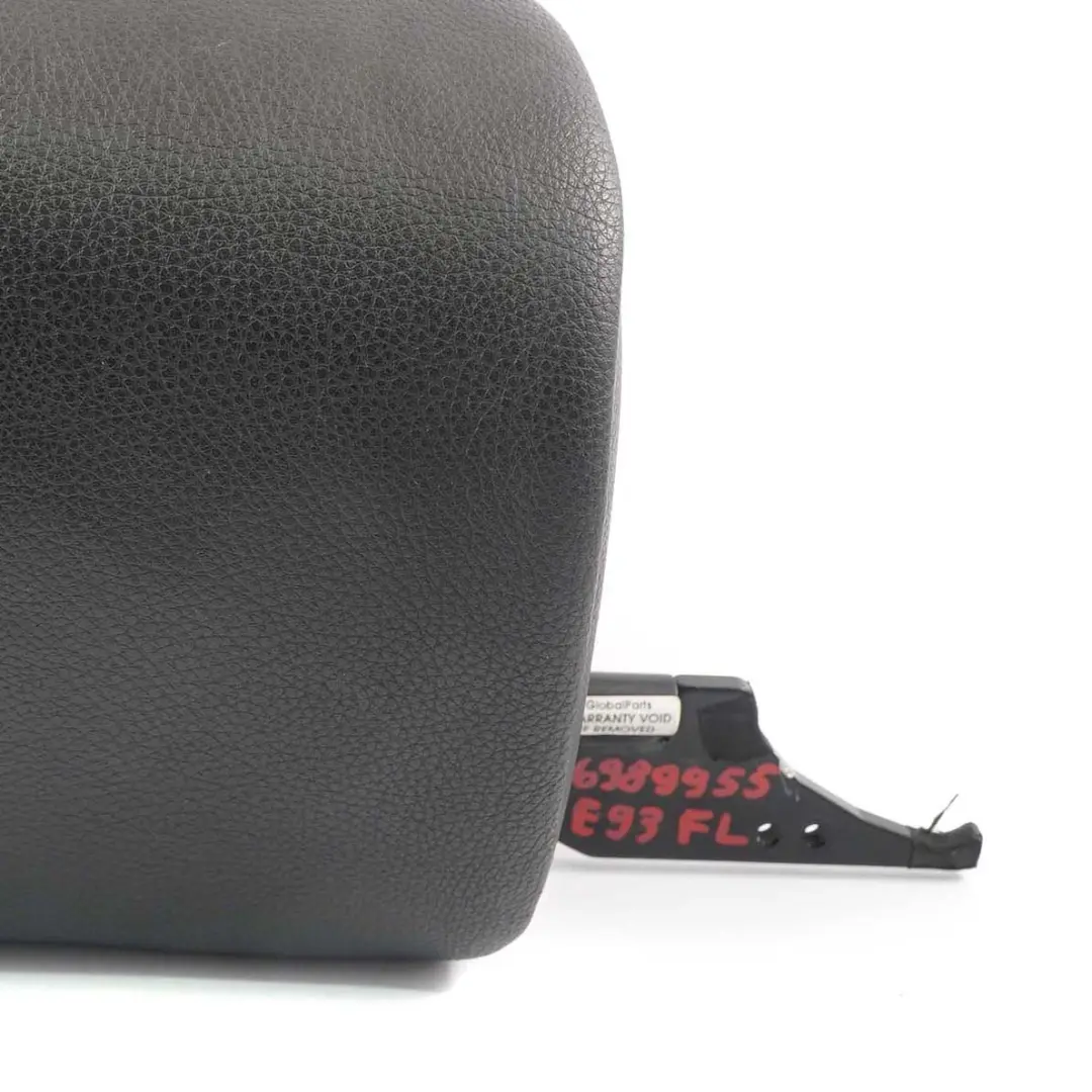 BMW E93 Convertible Asiento Reposacabezas Delantero Izquierdo Cuero Negro - SKU 6989955 - Número de pieza 6989955