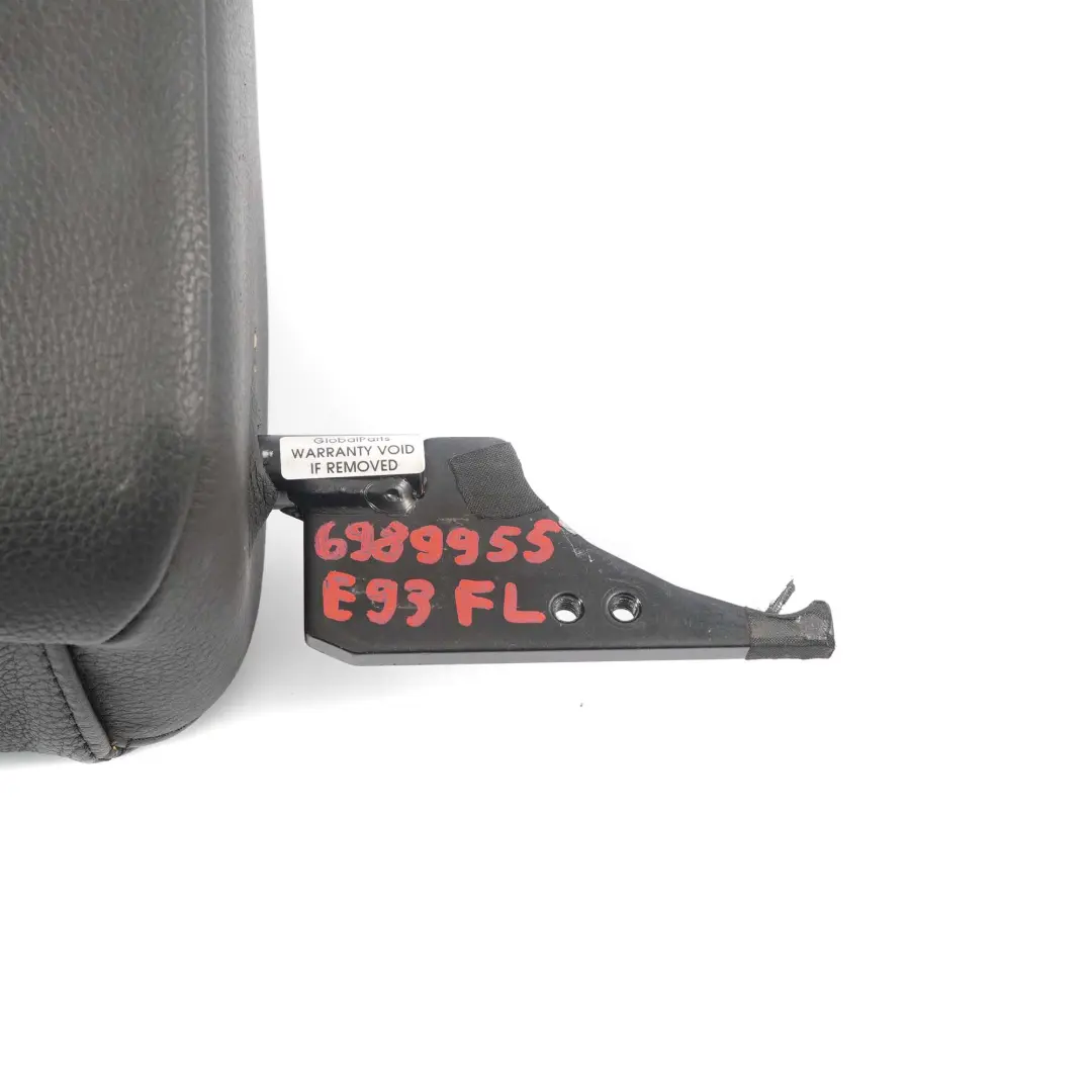 Siège Avant Gauche Appui-tête Cuir Dakota Noir pour BMW E93 Cabrio à propos du numéro de pièce 6989955 BMW E93 Cabrio Siège Avant Gauche Appui-tête Cuir Dakota Noir - SKU 6989955 - Numéro de pièce 6989955