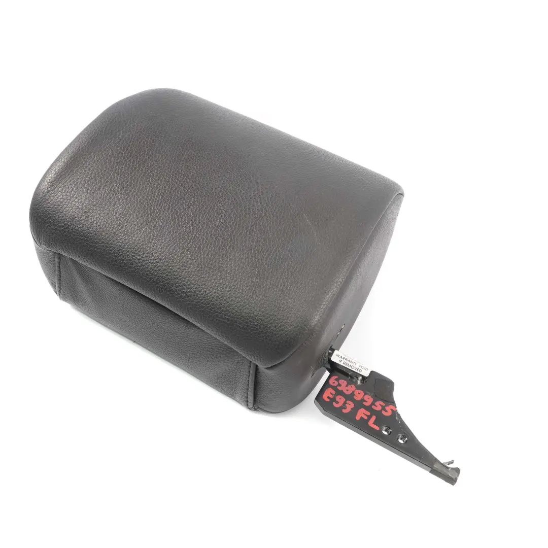 Asiento Reposacabezas Delantero Izquierdo Cuero Negro para BMW E93 Convertible con número de pieza 6989955 BMW E93 Convertible Asiento Reposacabezas Delantero Izquierdo Cuero Negro - SKU 6989955 - Número de pieza 6989955