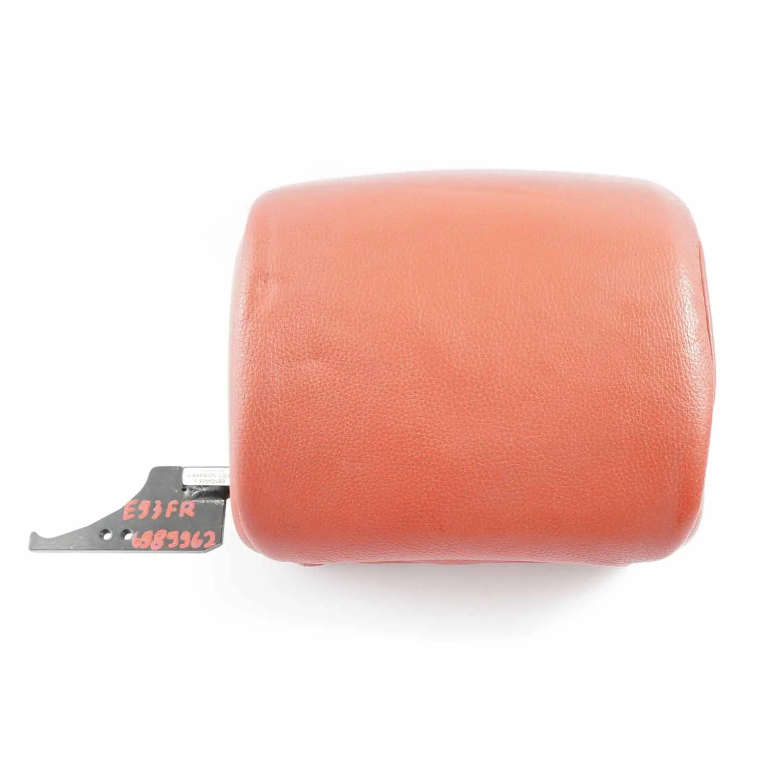 BMW E93 Cabrio Poggiatesta Sedile Anteriore Destro Poggiatesta Pelle Rosso
