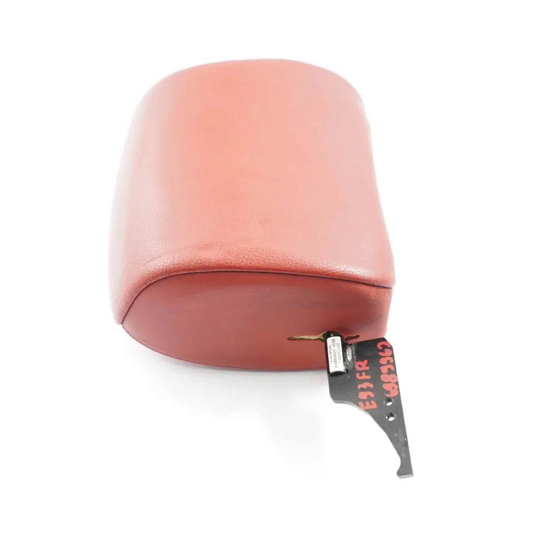 BMW E93 Cabrio Siège Avant Droite Appui-tête Cuir Dakota Coral Red Rouge - SKU 6989962 - Numéro de pièce 6989962