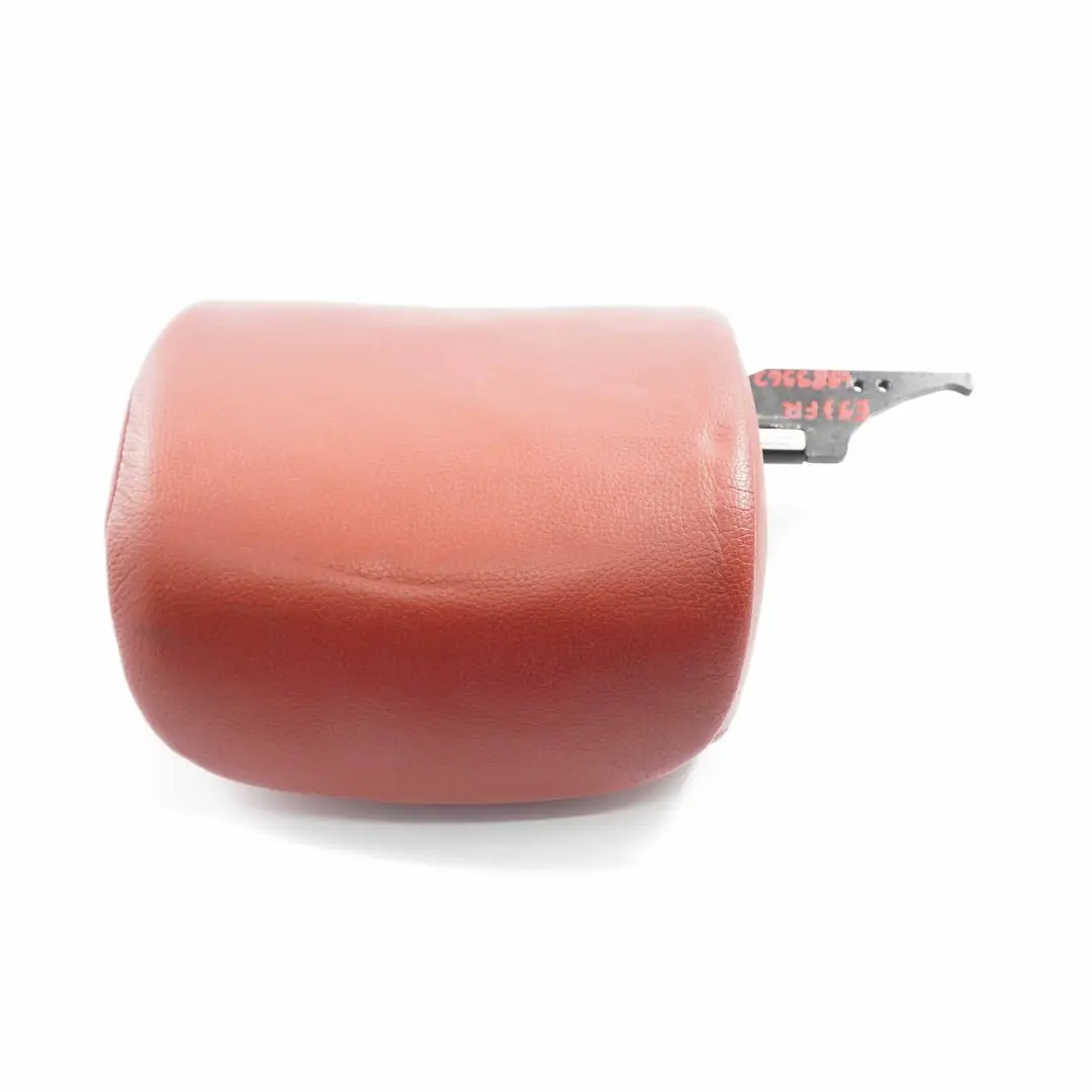 Headrest BMW E93 Convertible Front Right O/S Head Rest Coral Red Leather to Seat with Part number 6989962 Seat Headrest BMW E93 Convertible Front Right O/S Head Rest Coral Red Leather - SKU 6989962 - Part number 6989962