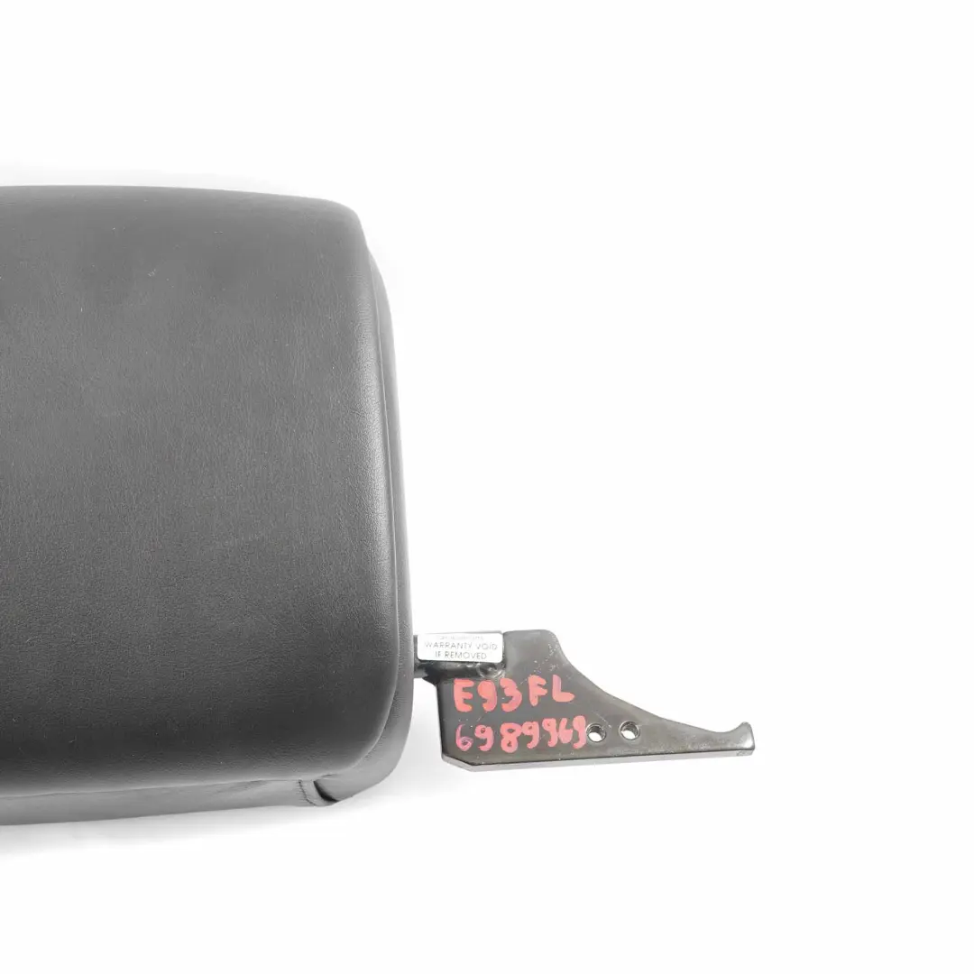 Seat Headrest BMW E93 Convertible Front Left N/S Head Rest Black Leather - SKU 6989969 - Part number 6989969