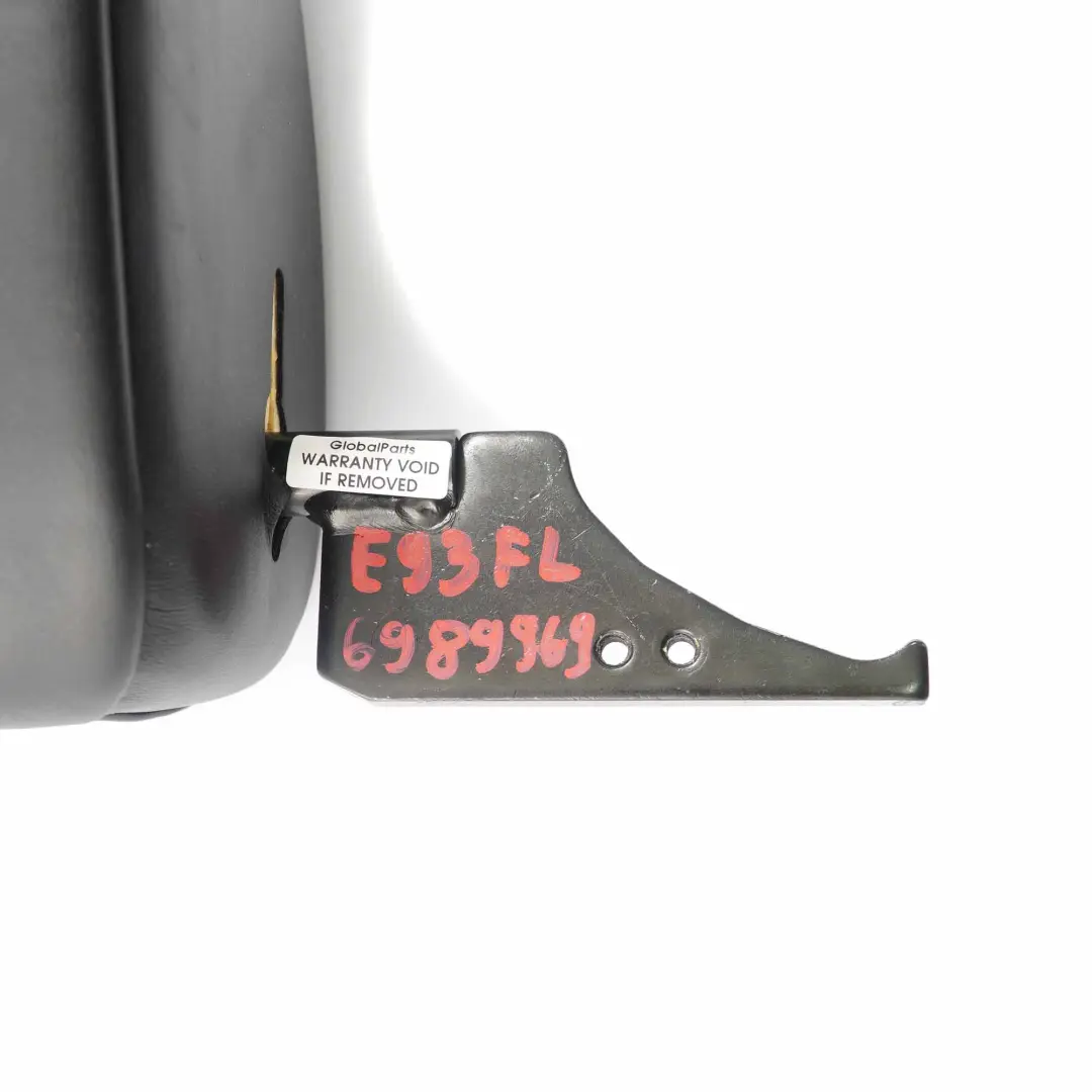 Headrest BMW E93 Convertible Front Left N/S Head Rest Black Leather to Seat with Part number 6989969 Seat Headrest BMW E93 Convertible Front Left N/S Head Rest Black Leather - SKU 6989969 - Part number 6989969