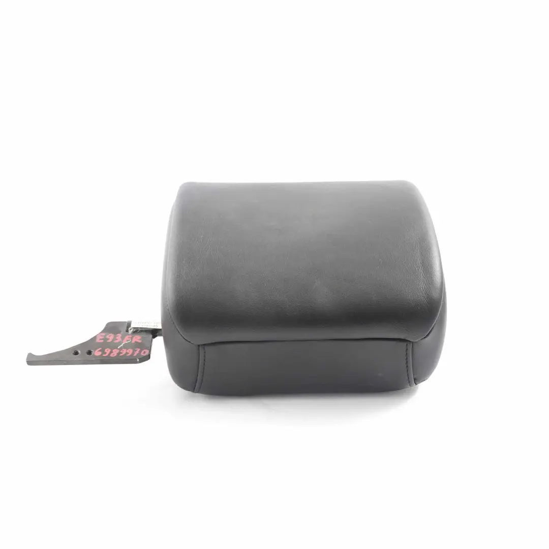 Poggiatesta Sedile Anteriore Destro Poggiatesta Pelle Nera per BMW E93 Cabrio con numero di parte 6989970 BMW E93 Cabrio Poggiatesta Sedile Anteriore Destro Poggiatesta Pelle Nera - SKU 6989970 - Numero di parte 6989970